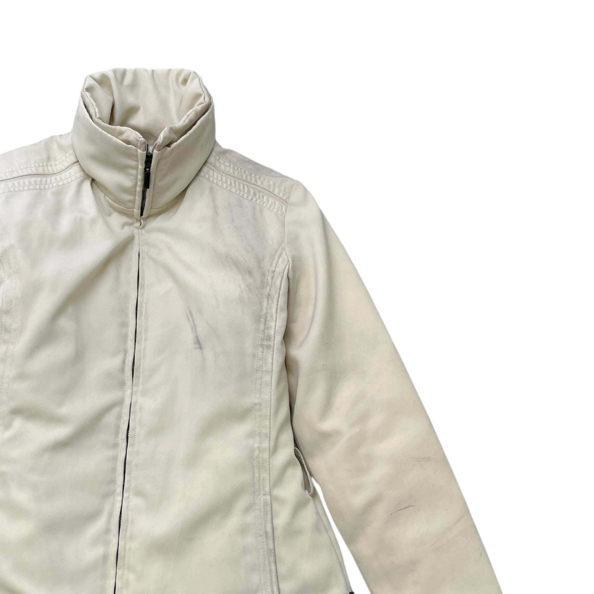 Women's Ski Down Jacket Beige Size 2 / UK 12