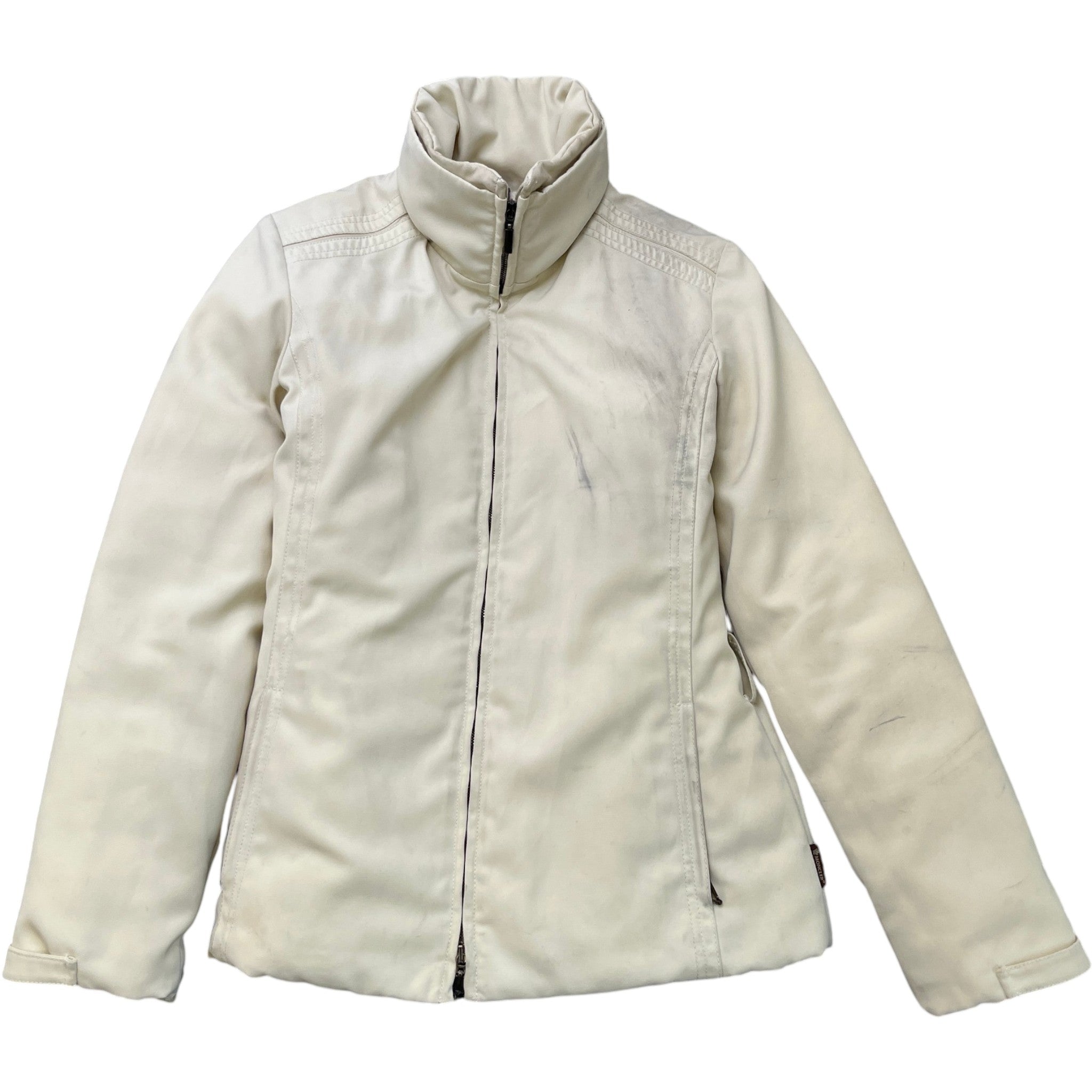 Women's Ski Down Jacket Beige Size 2 / UK 12
