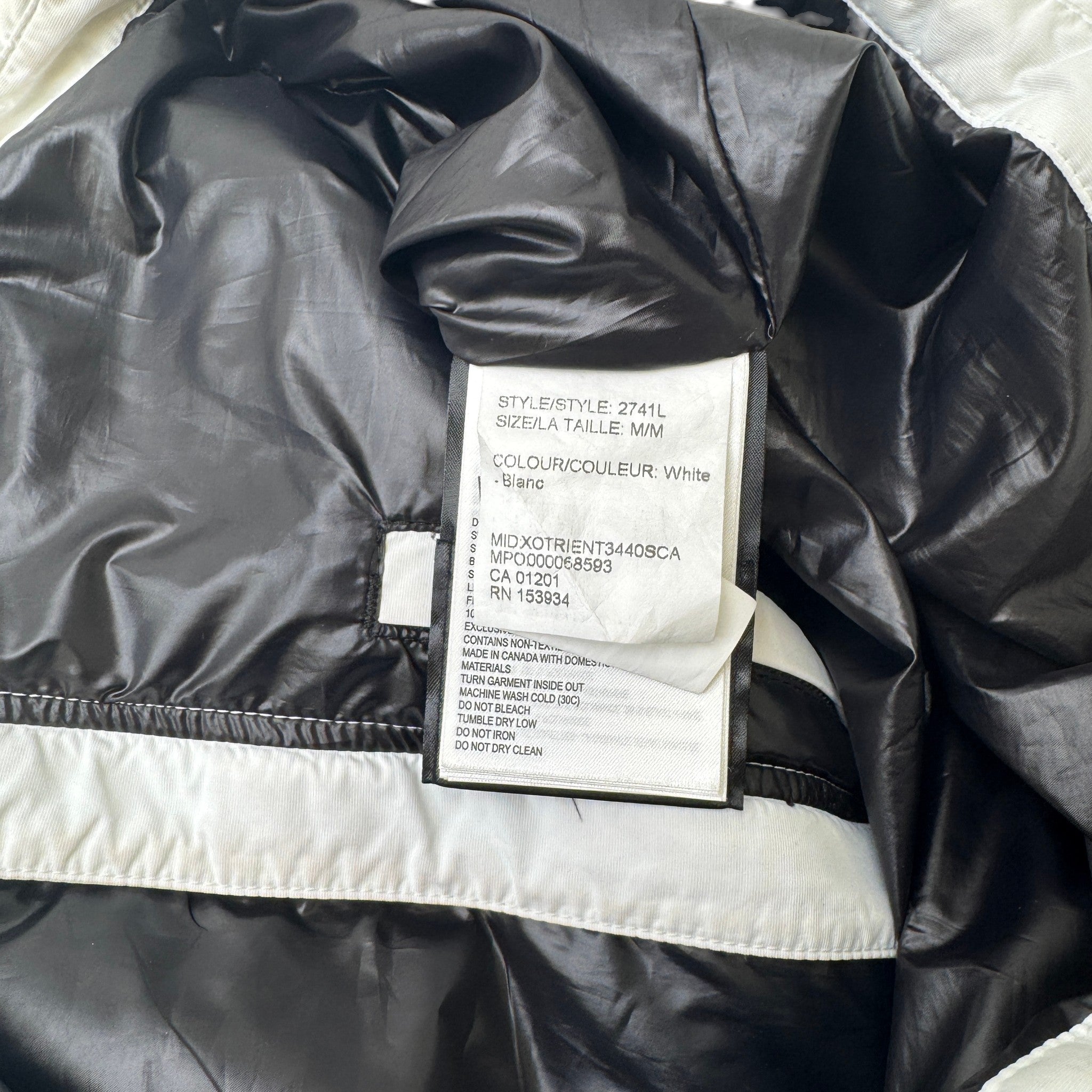 Women's Hybridge Base Down Jacket White Size M