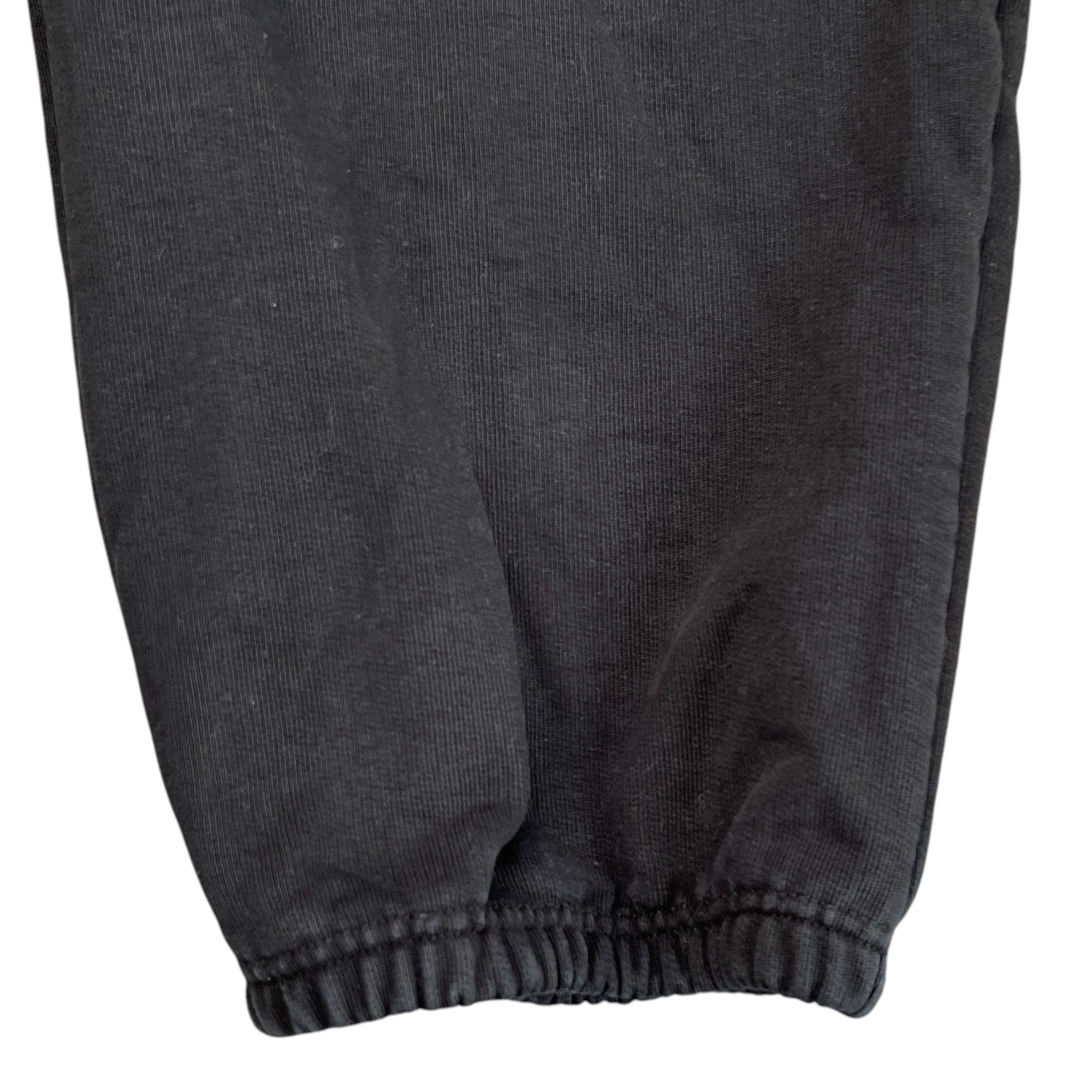 Men's Logo Print Joggers Black Size XS