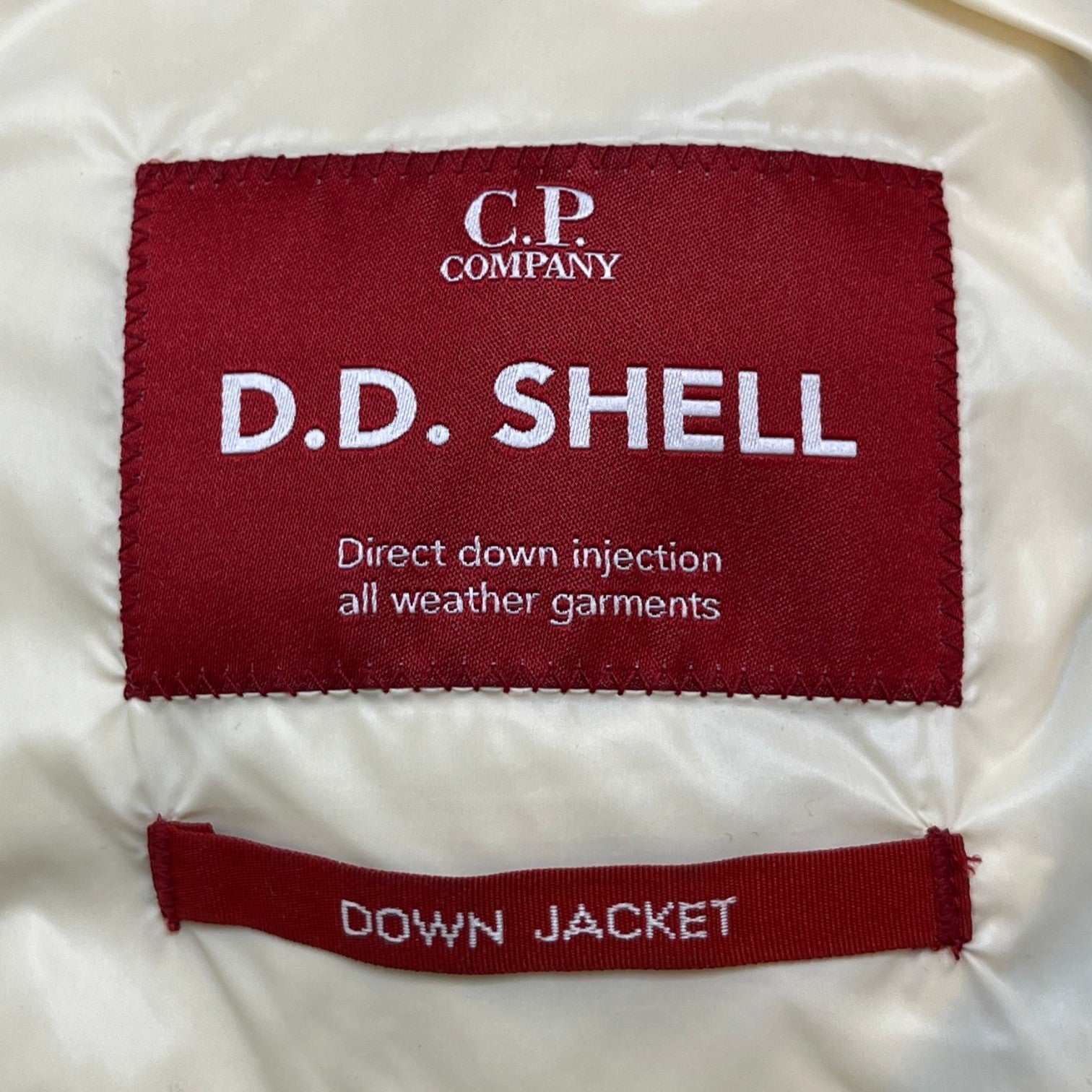 Men's D.D Shell Lens Down Jacket Beige Size S