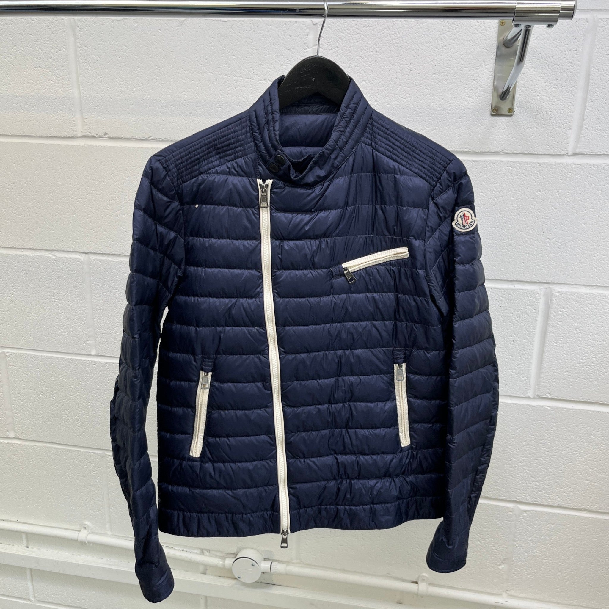 Men's Randy Down Jacket Navy Size 1 / S