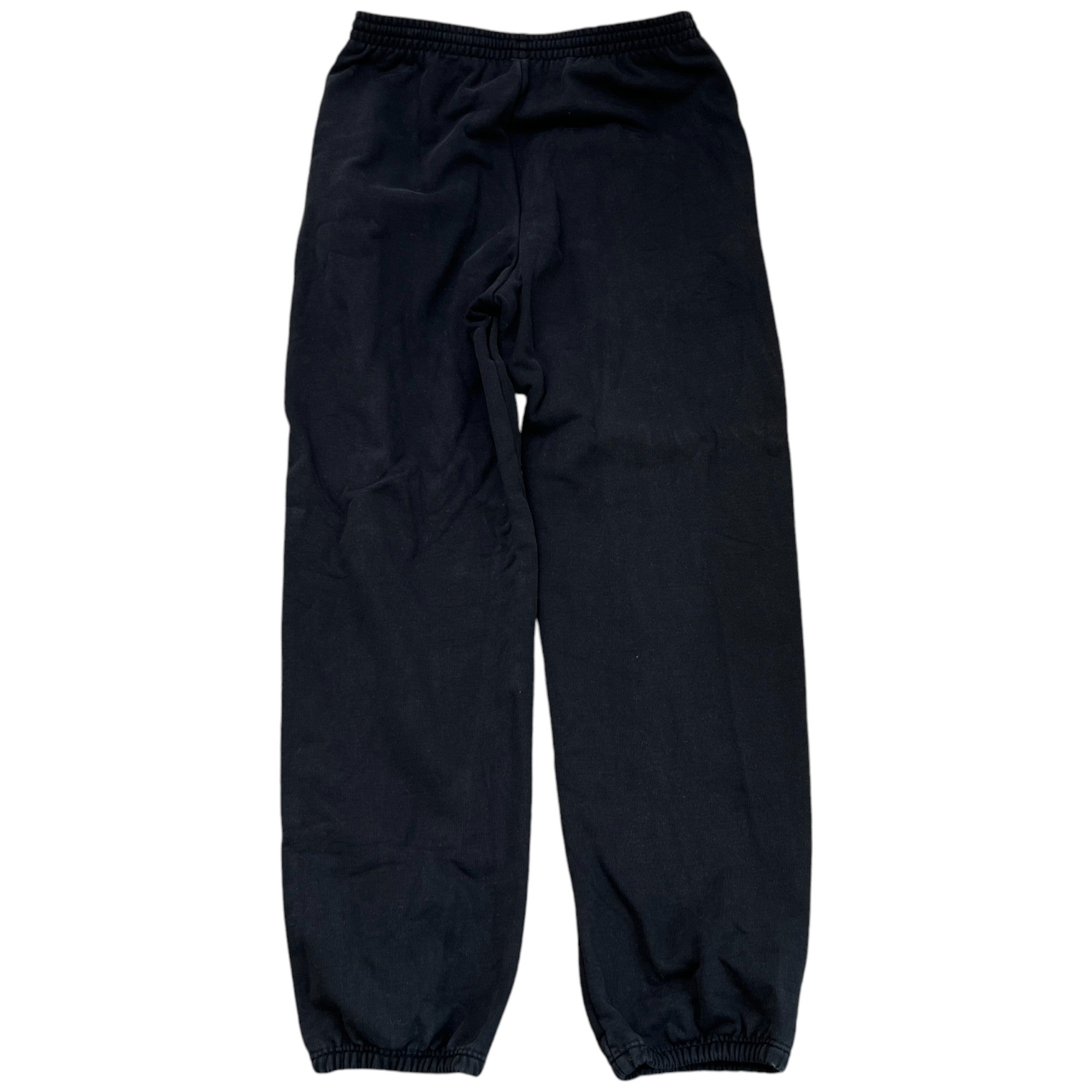 Men's Logo Print Joggers Black Size XS
