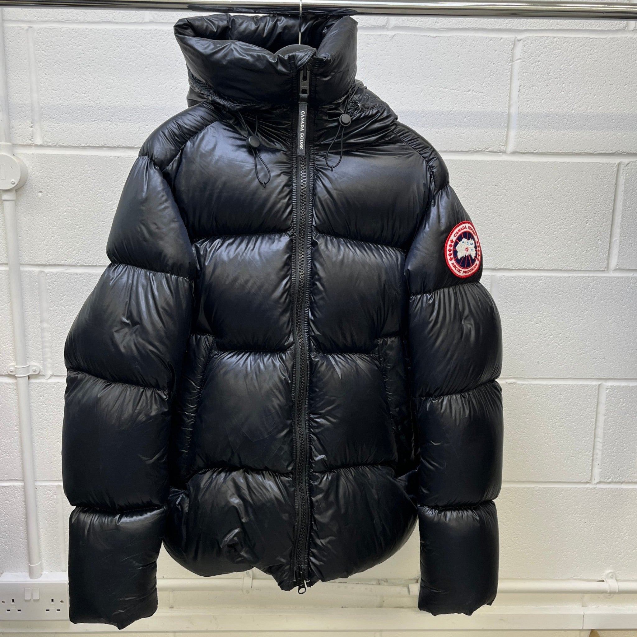 Men's Crofton Puffer Down Jacket Black Size L
