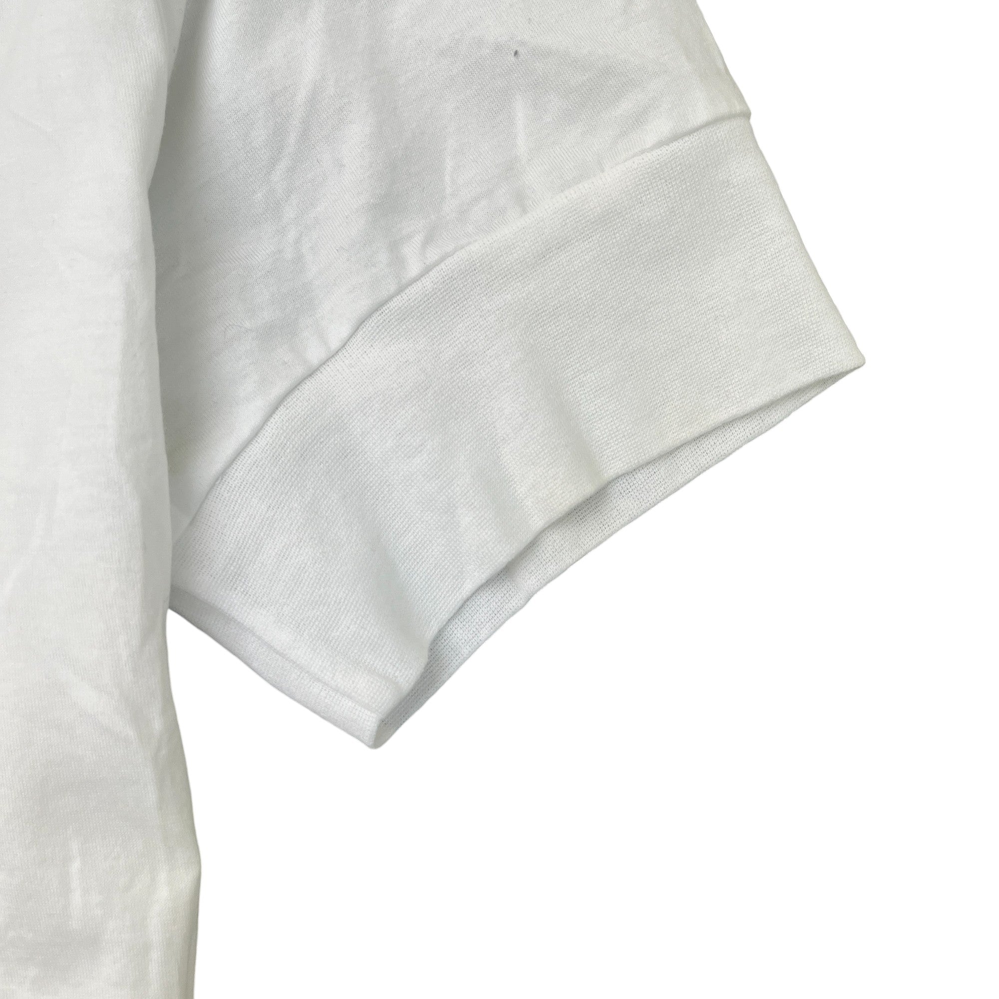 Men's Plaque Logo T-Shirt White Size M