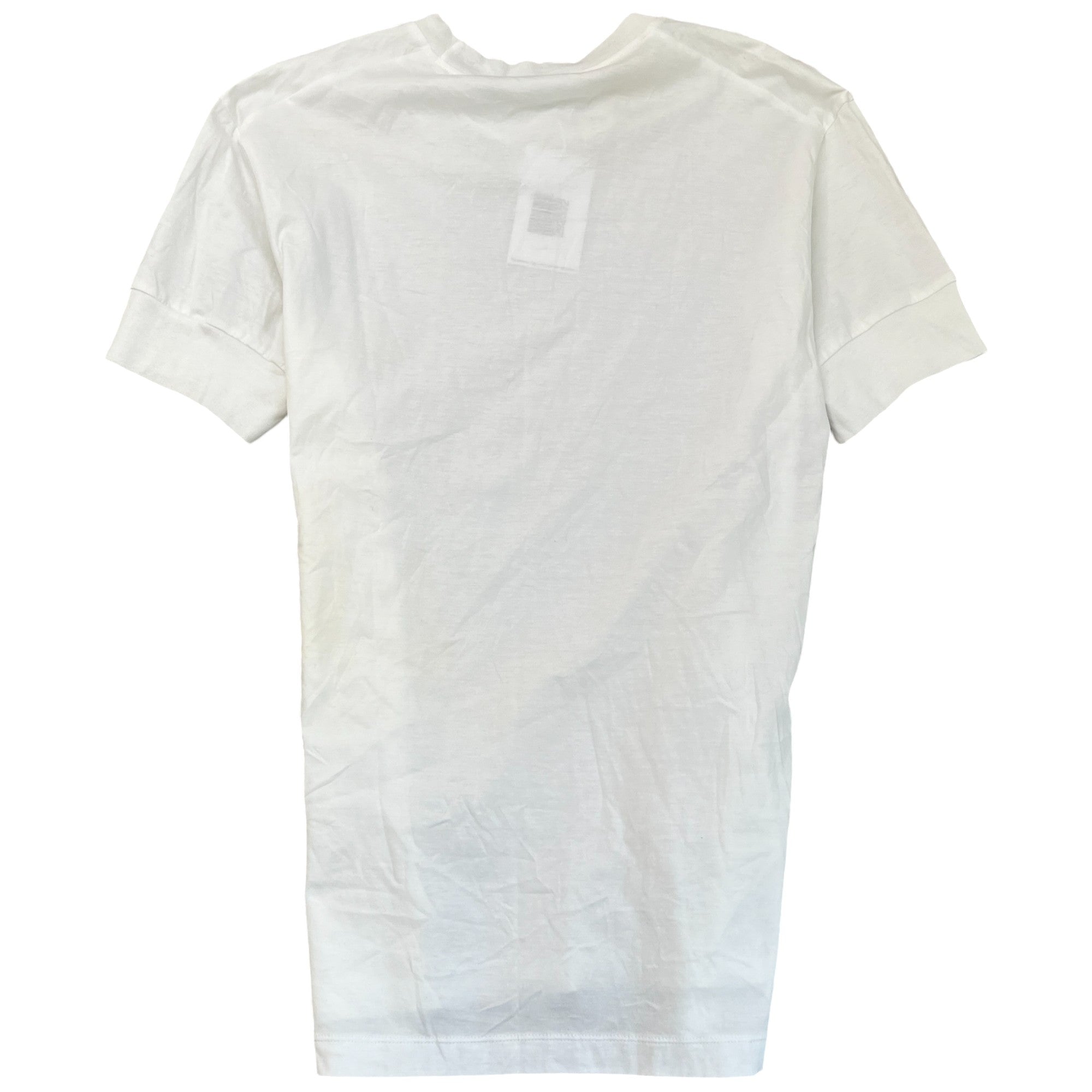 Men's Plaque Logo T-Shirt White Size M