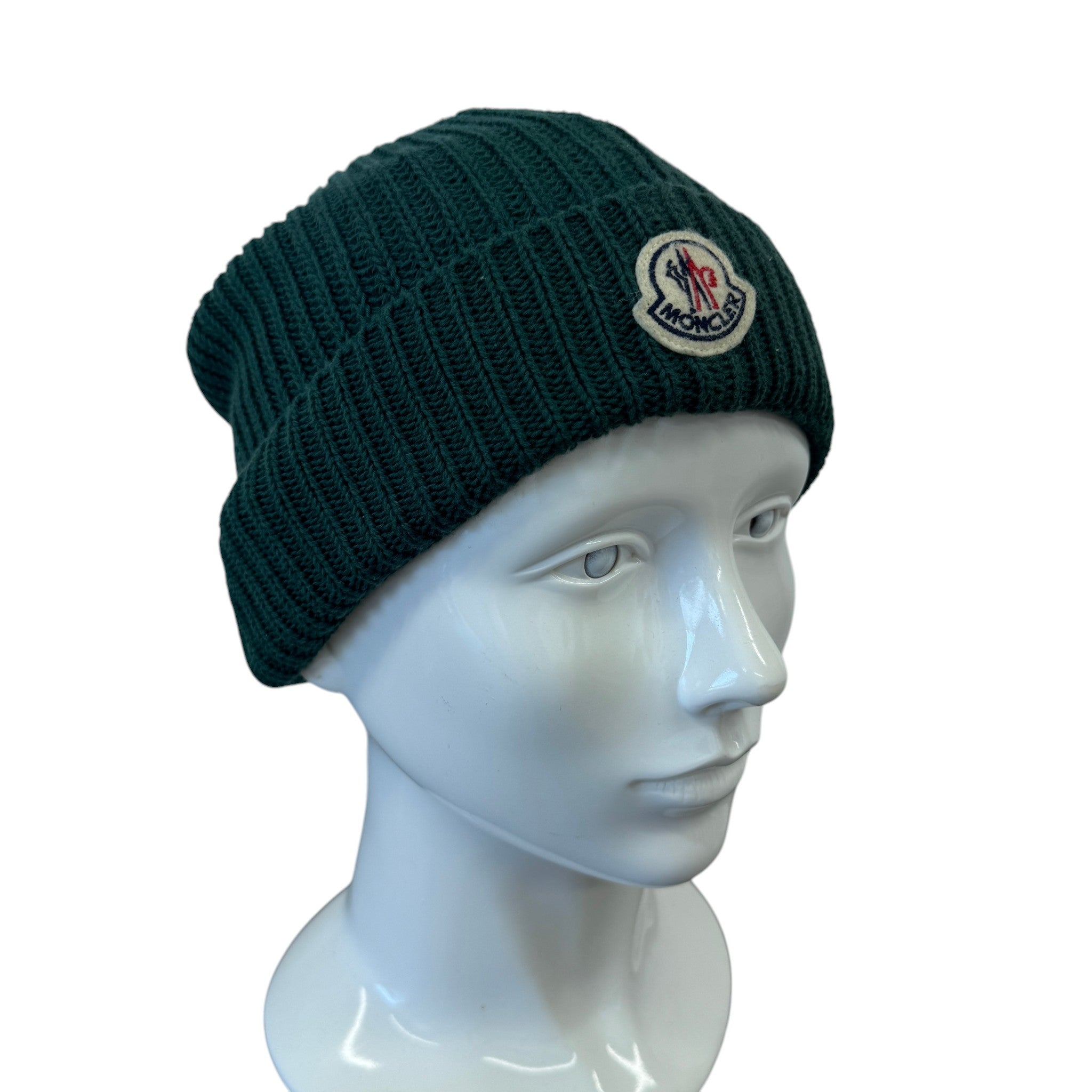 Men's Berretto Tricot Beanie Hat Green
