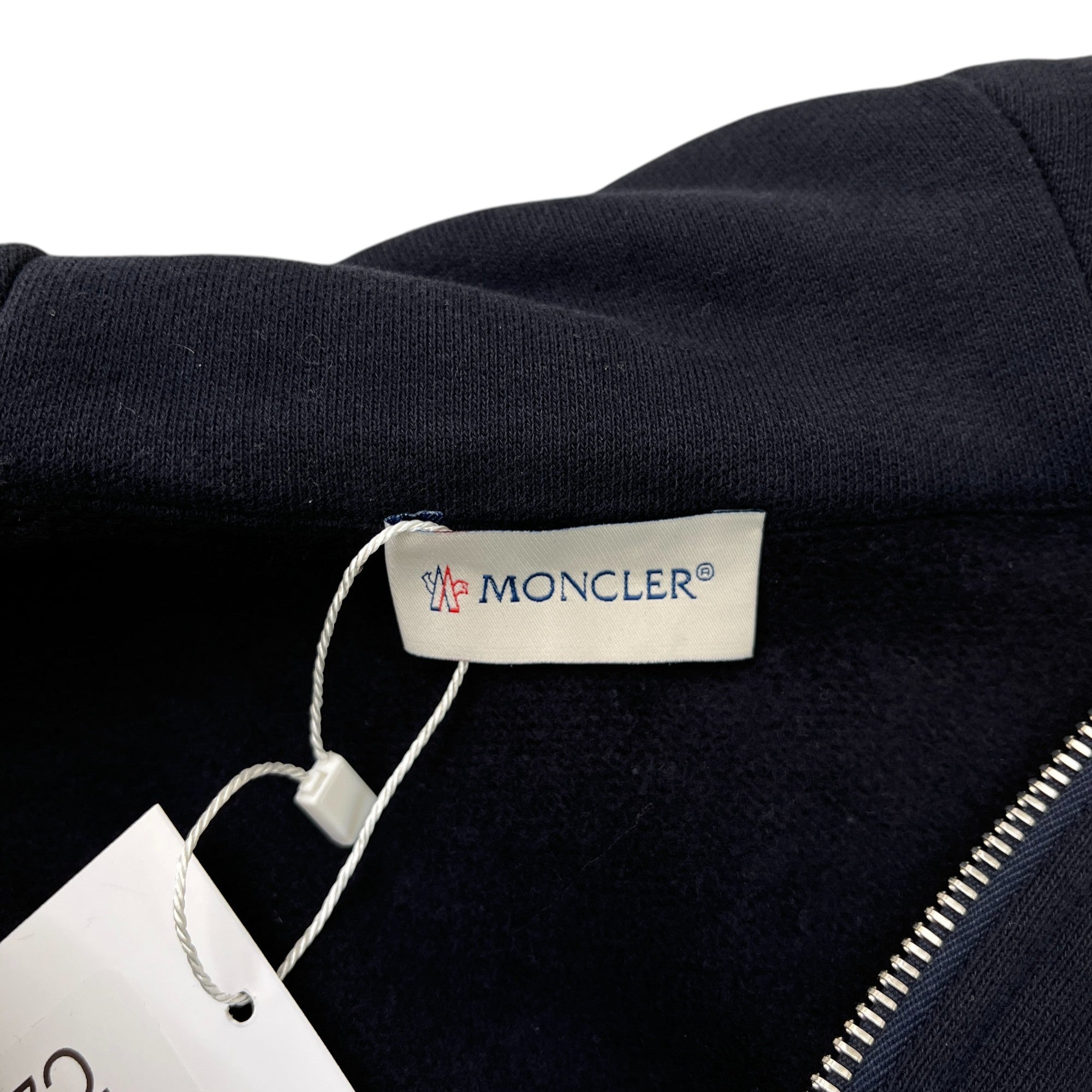 Men's Maglia Double Logo Hoodie Navy Size L