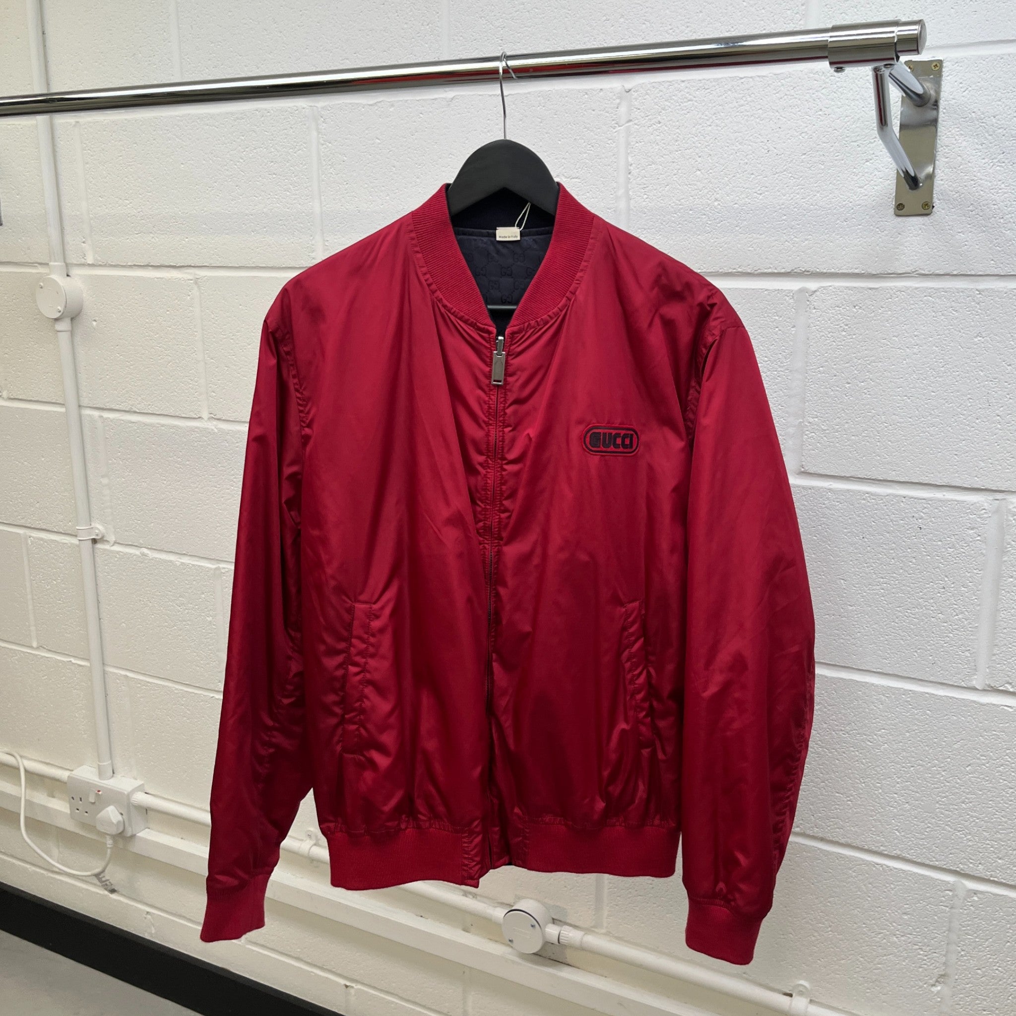 Men's Monogram Reversible Jacket Navy Size IT 46 / S