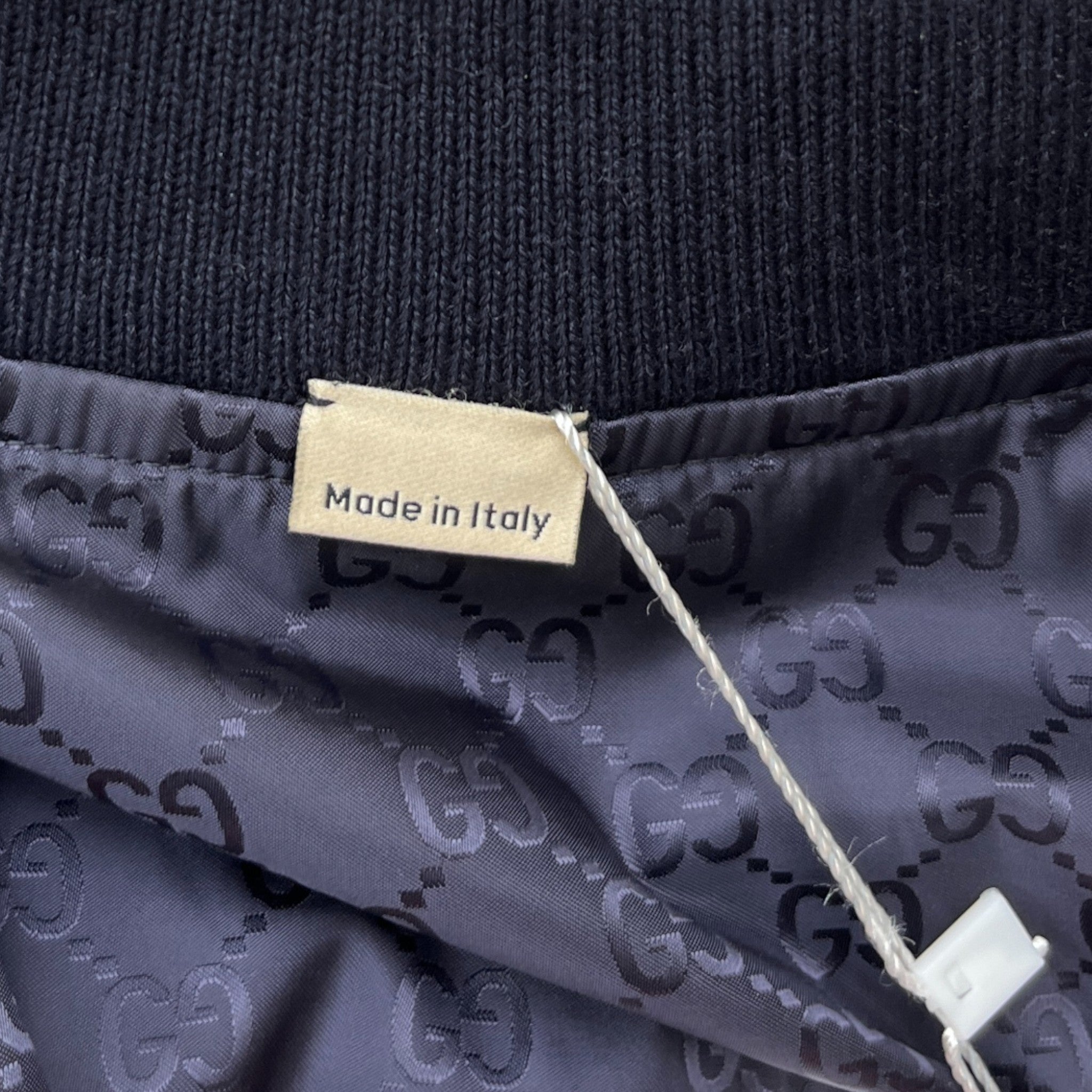 Men's Monogram Reversible Jacket Navy Size IT 46 / S