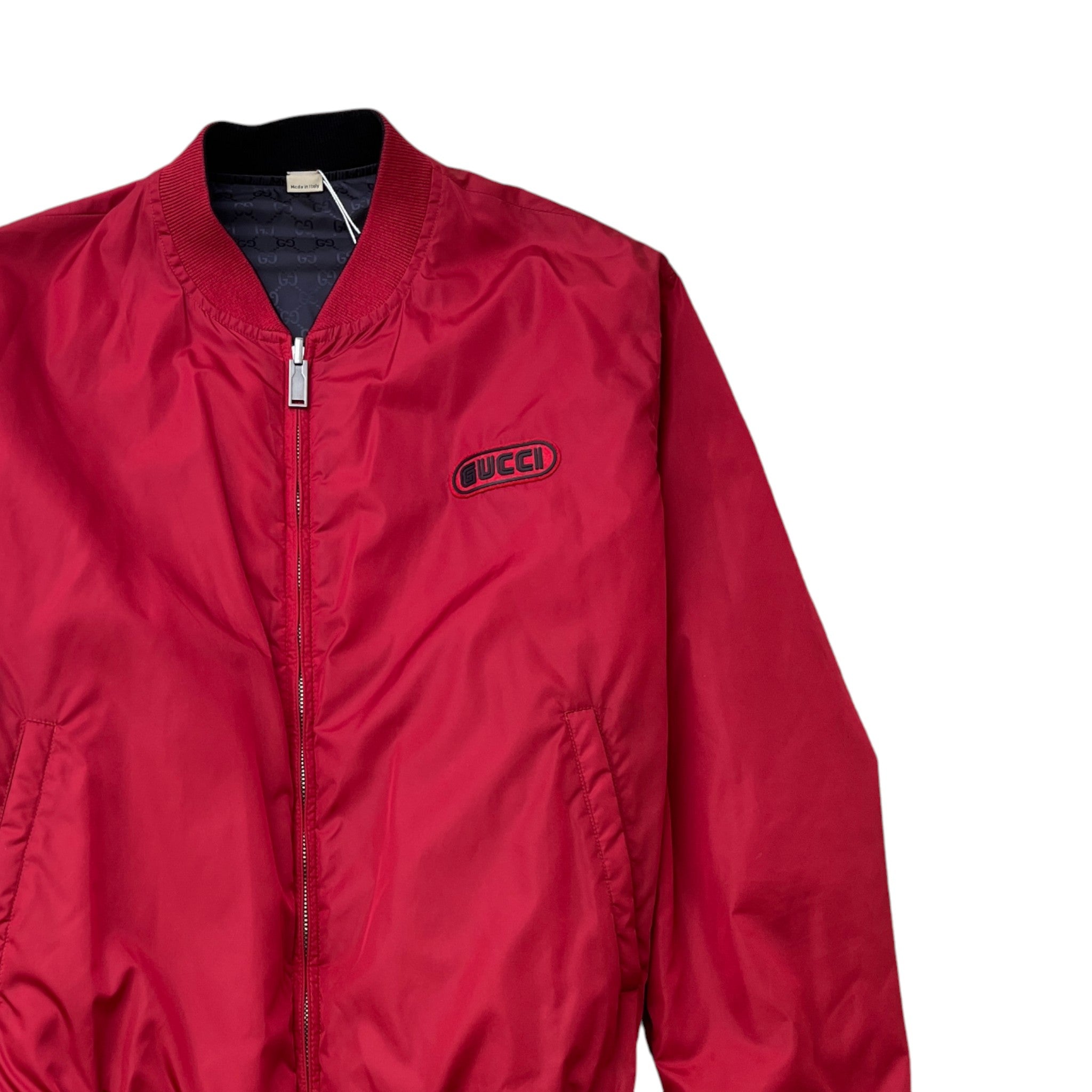 Men's Monogram Reversible Jacket Navy Size IT 46 / S