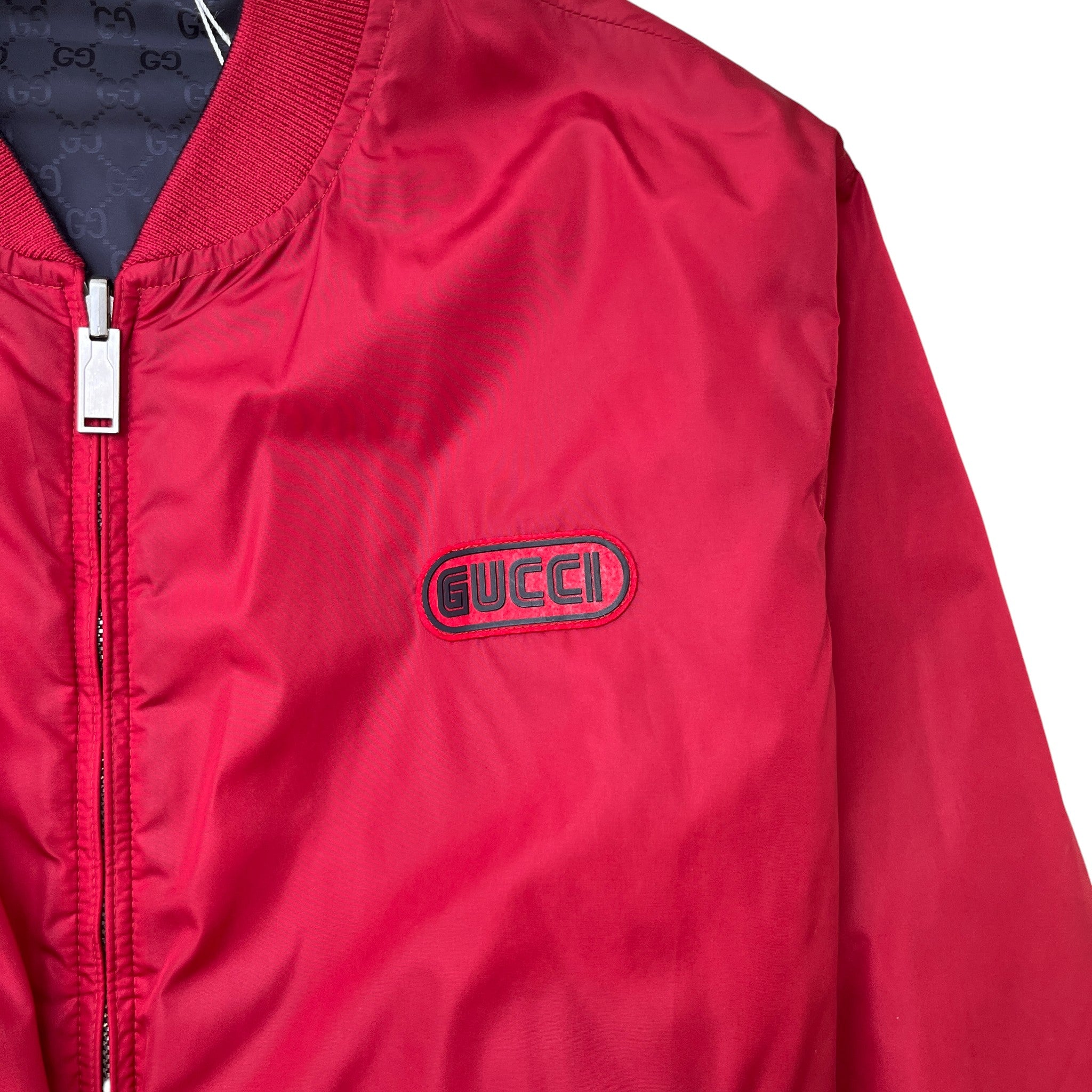 Men's Monogram Reversible Jacket Navy Size IT 46 / S