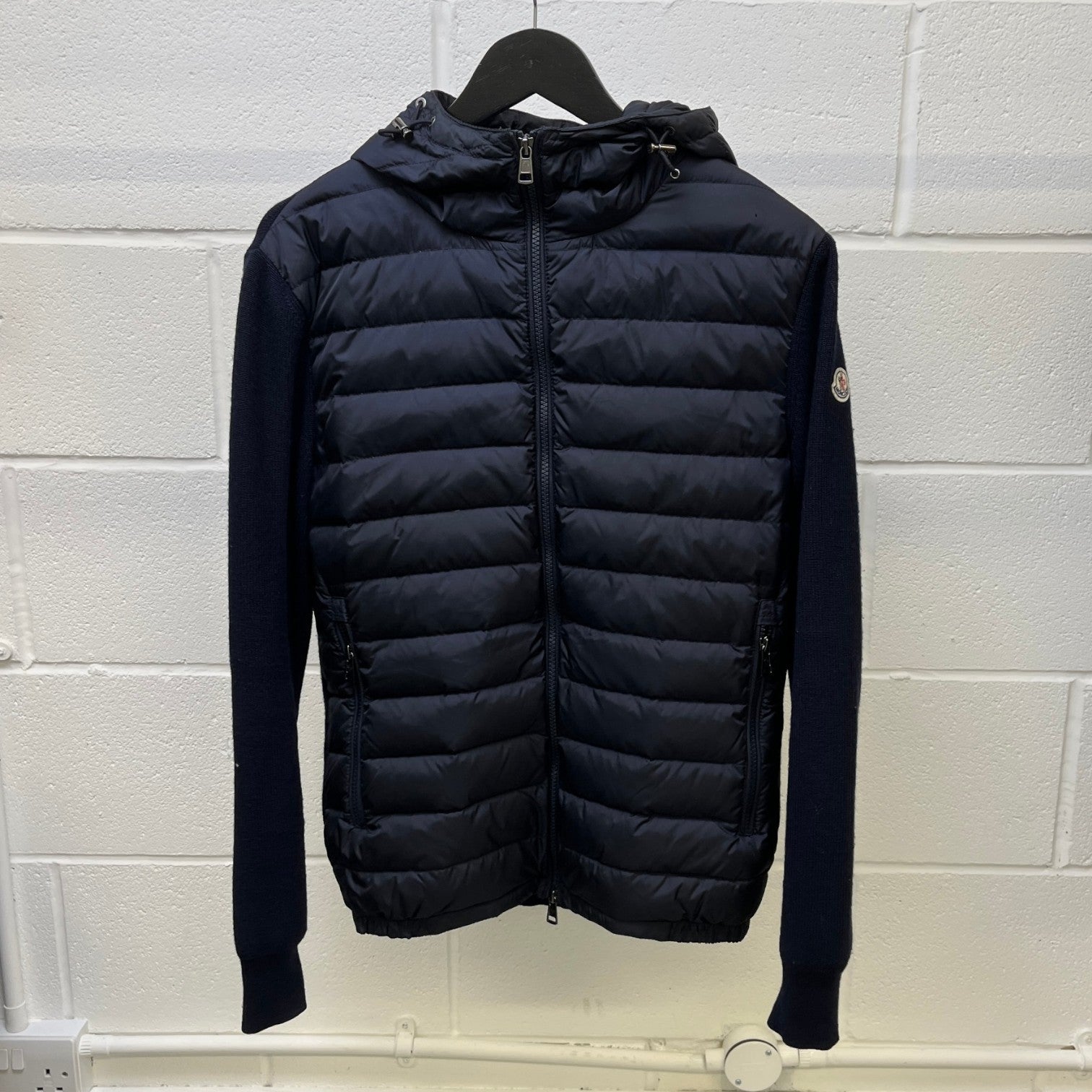 Men's Maglione Tricot Jacket Navy Size L