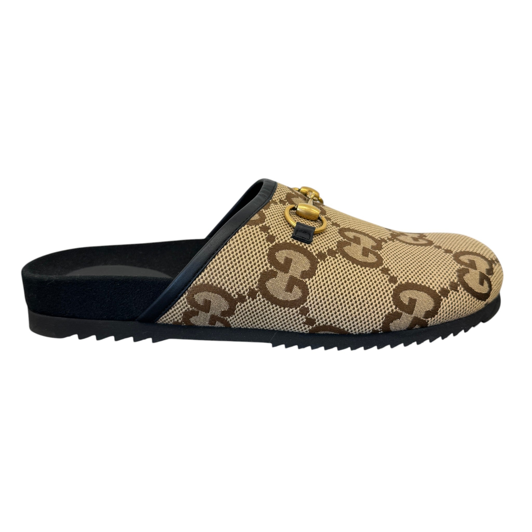 Men's Gg Jacquard Horsebit Loafers Beige Size EU 42 / UK 8