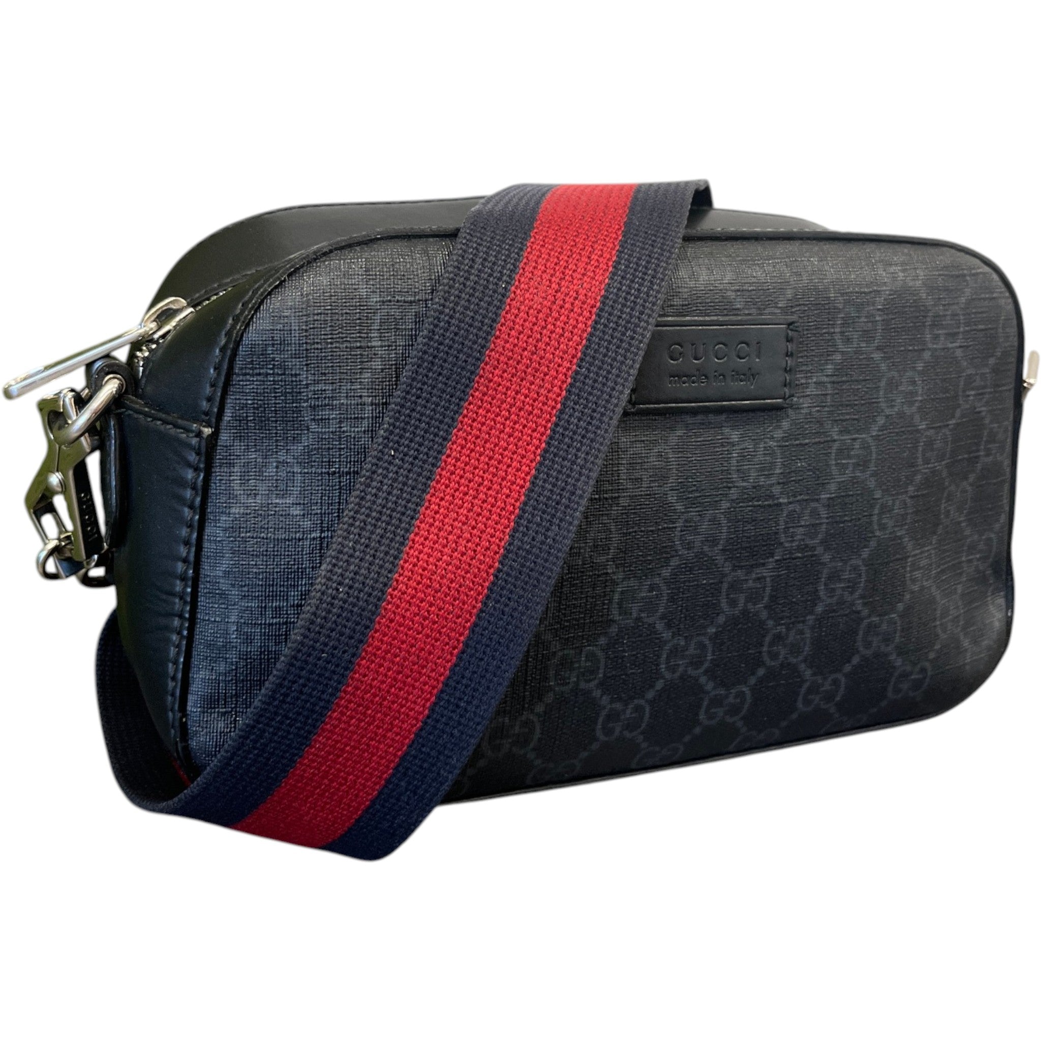 Men's Gg Supreme Belt Bag Black