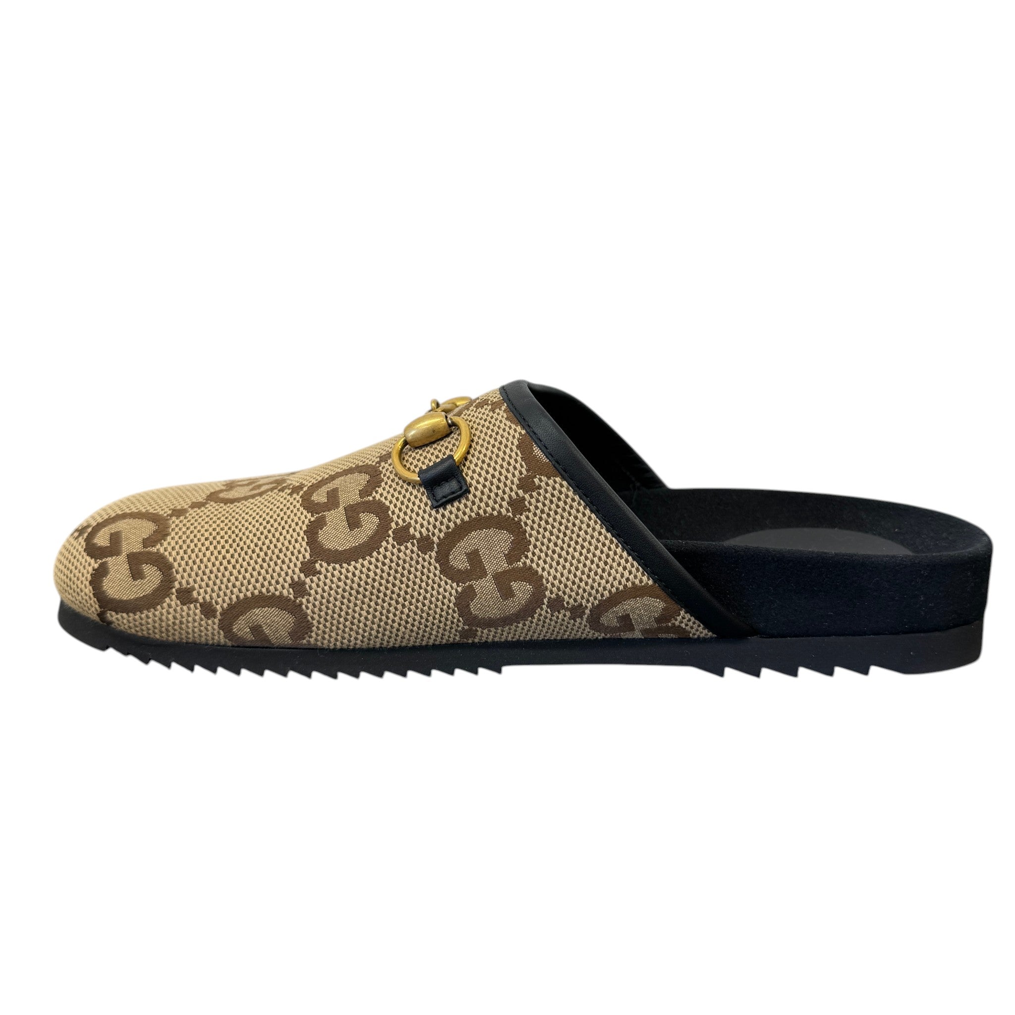 Men's Gg Jacquard Horsebit Loafers Beige Size EU 42 / UK 8
