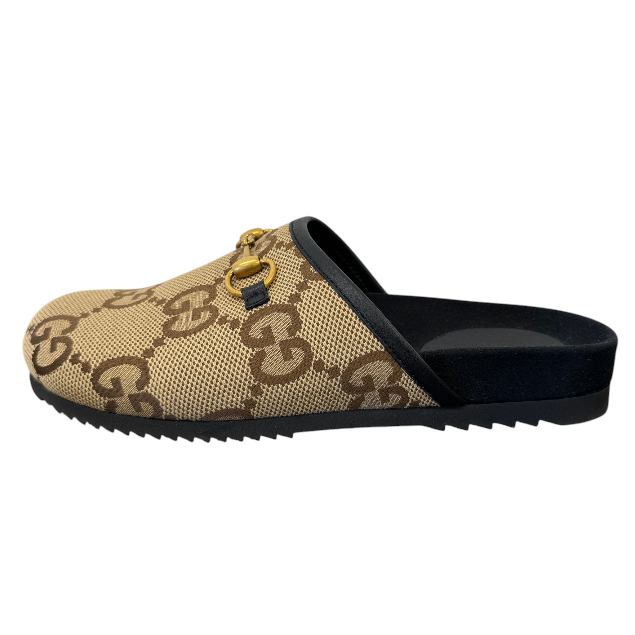 Men's Gg Jacquard Horsebit Loafers Beige Size EU 42 / UK 8