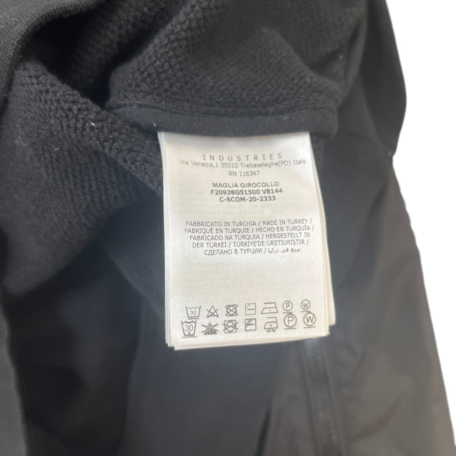Men's Maglia Hoodie Black Size XS