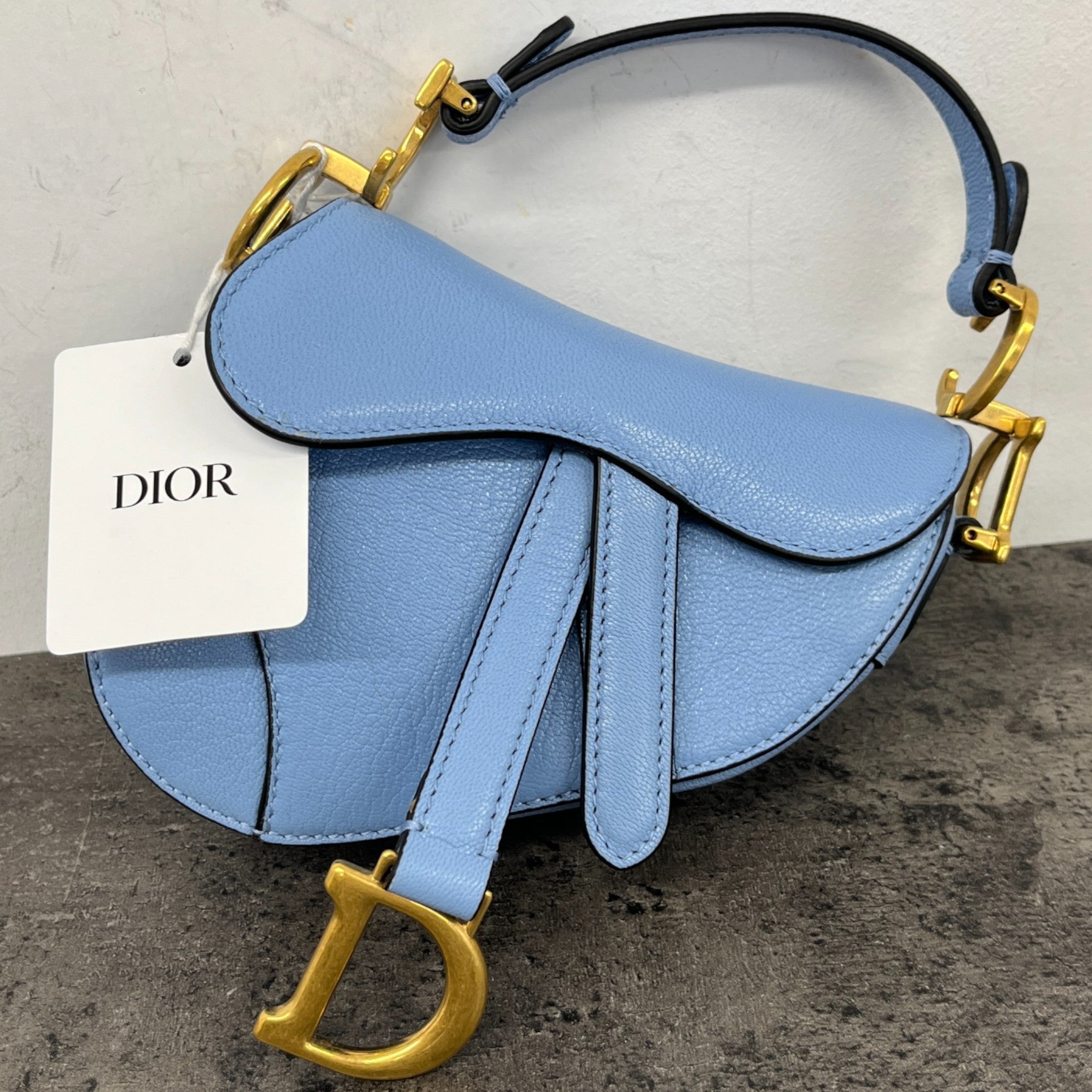 Women's Micro Saddle Handbag Blue