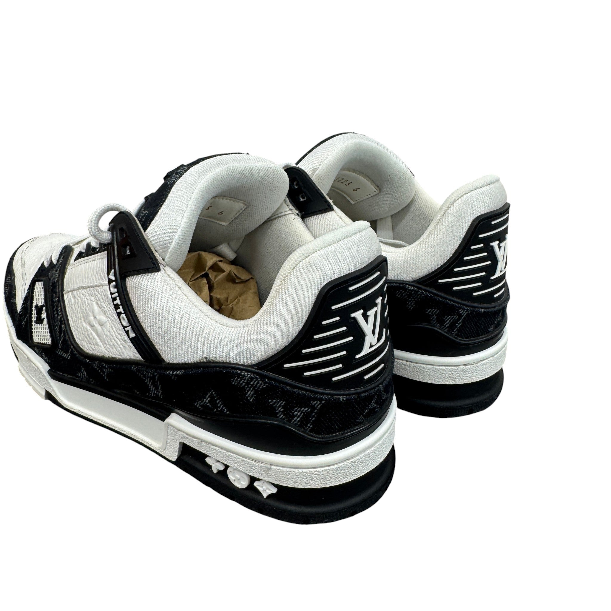 Men's Lv Low Trainers Black Size EU 40 / UK 6