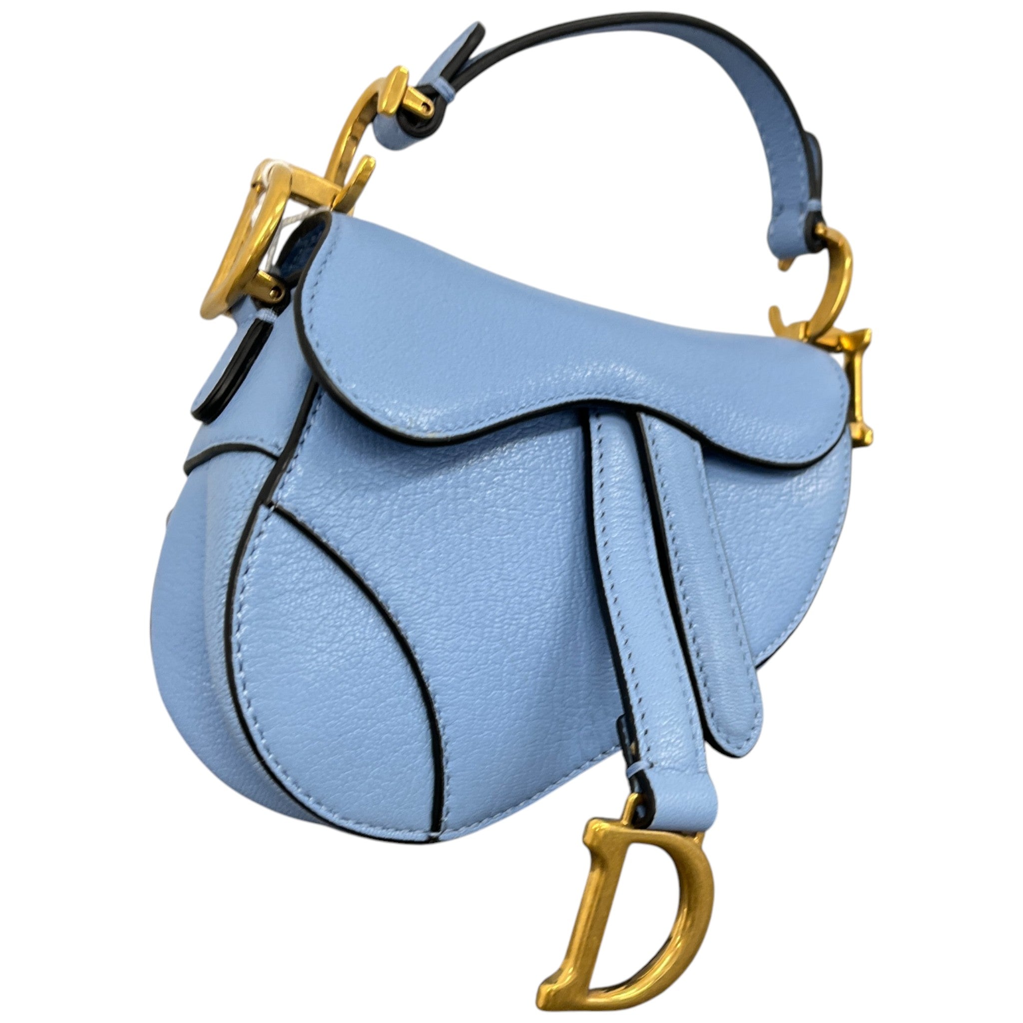Women's Micro Saddle Handbag Blue