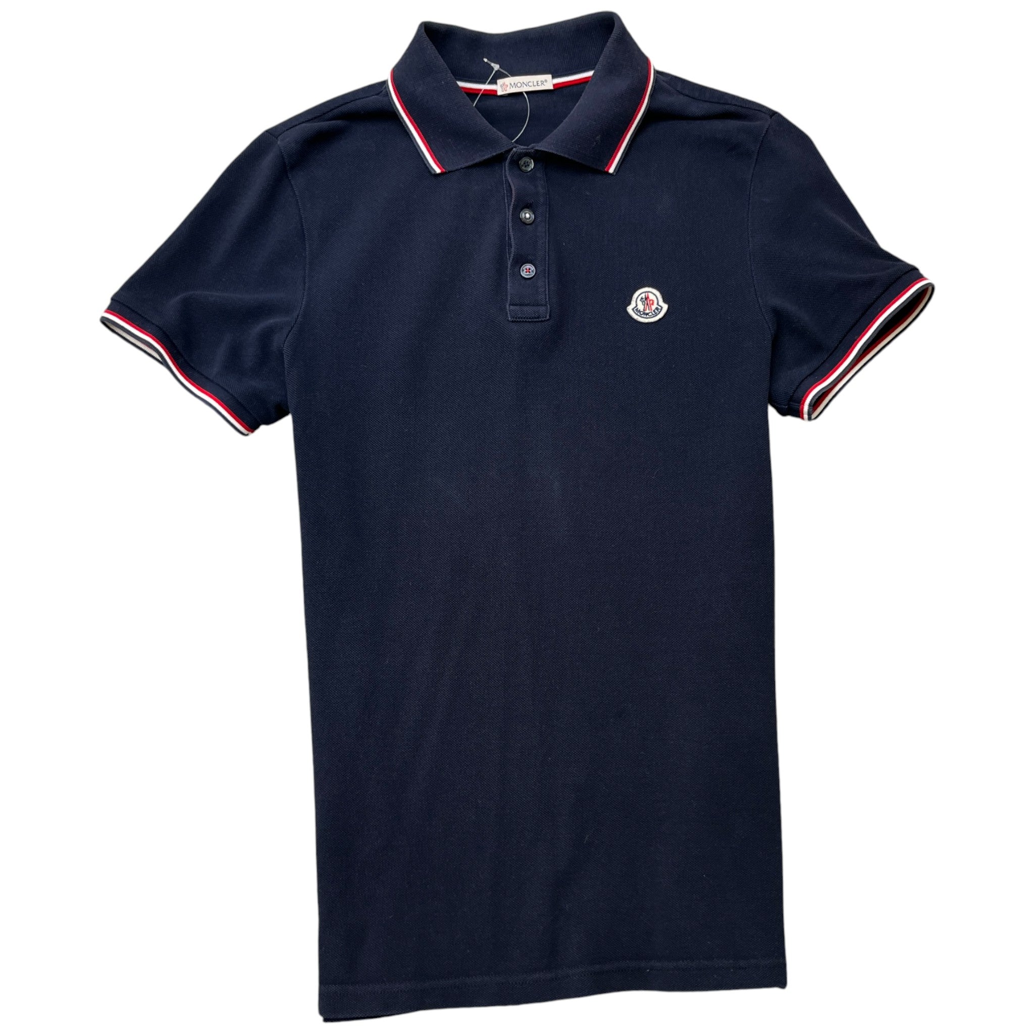 Men's Maglia Manica Corta Polo Shirt Navy Size S