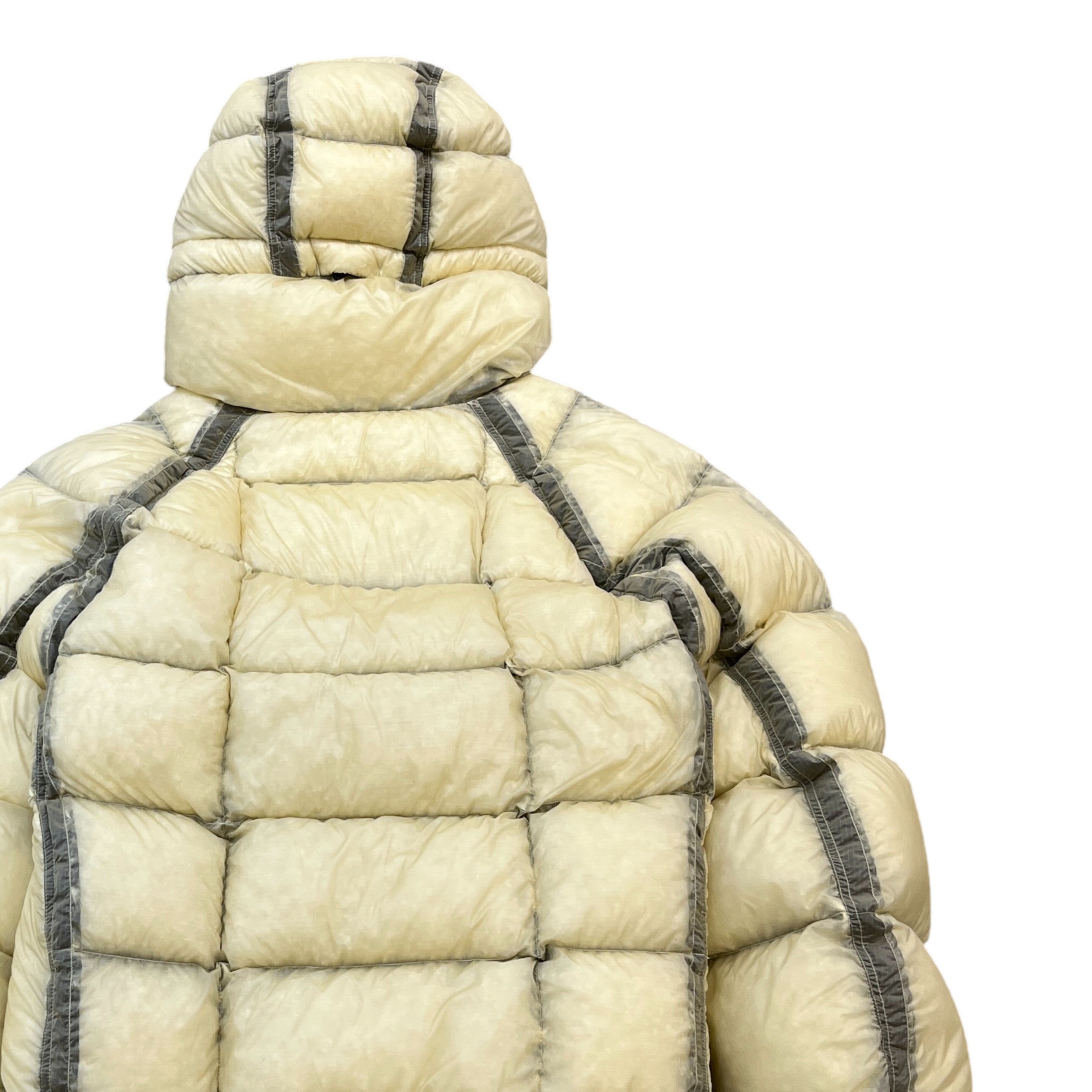 Men's D.D Shell Lens Down Jacket Cream Size M