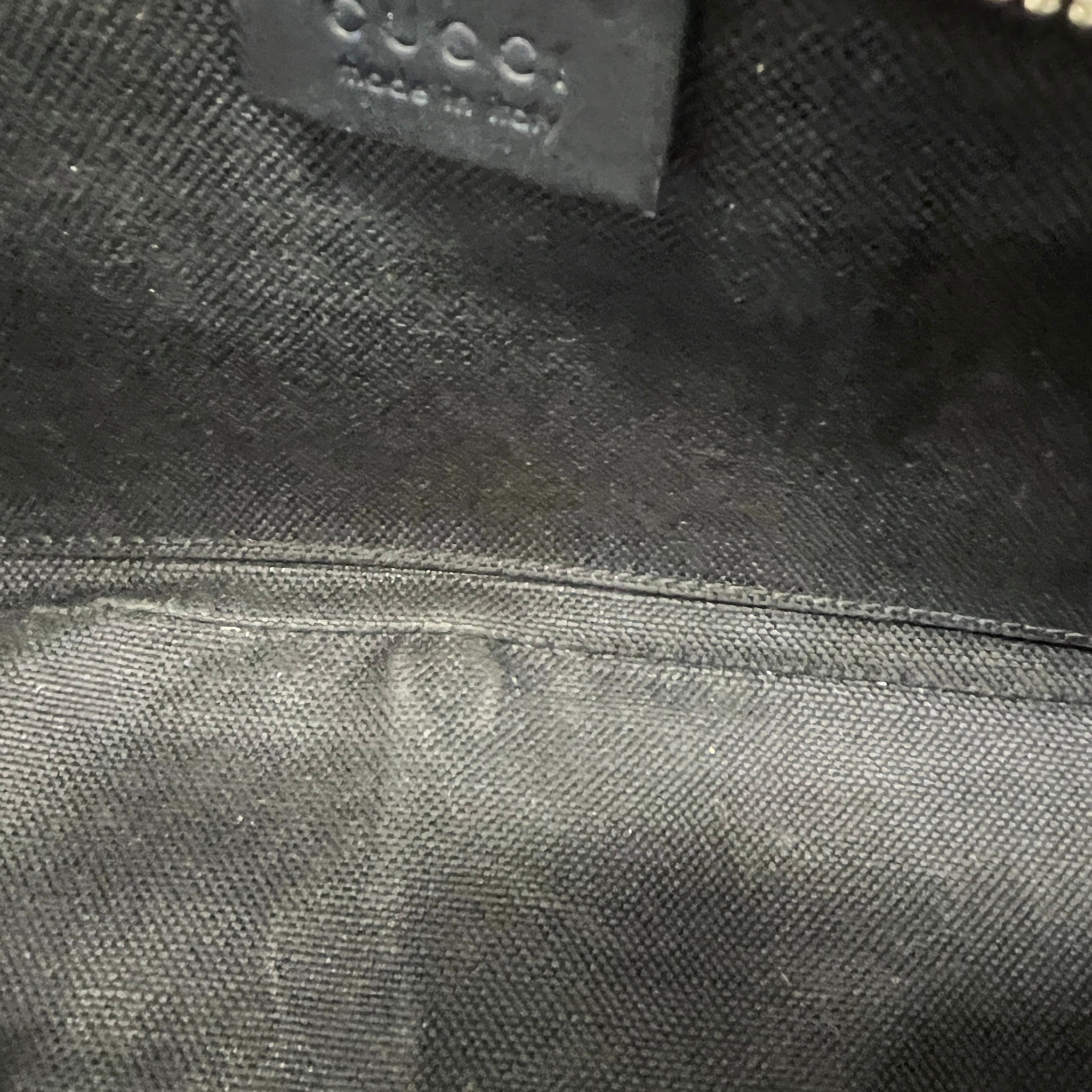 Men's Gg Supreme Belt Bag Black