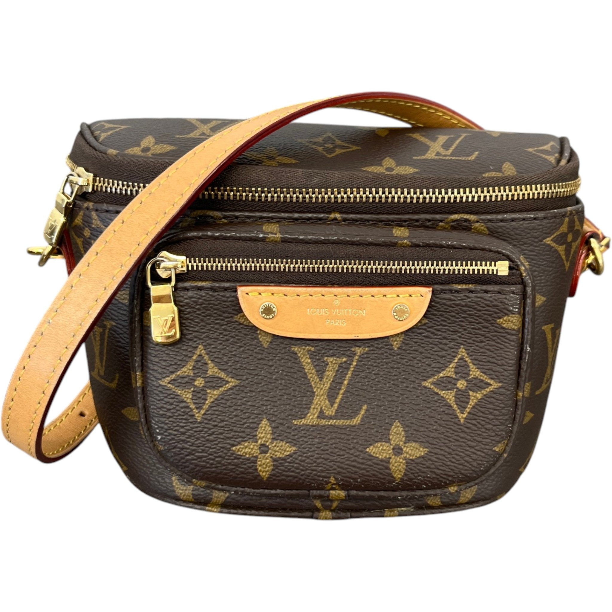 Women's Monogram Mini Bumbag Bag Brown