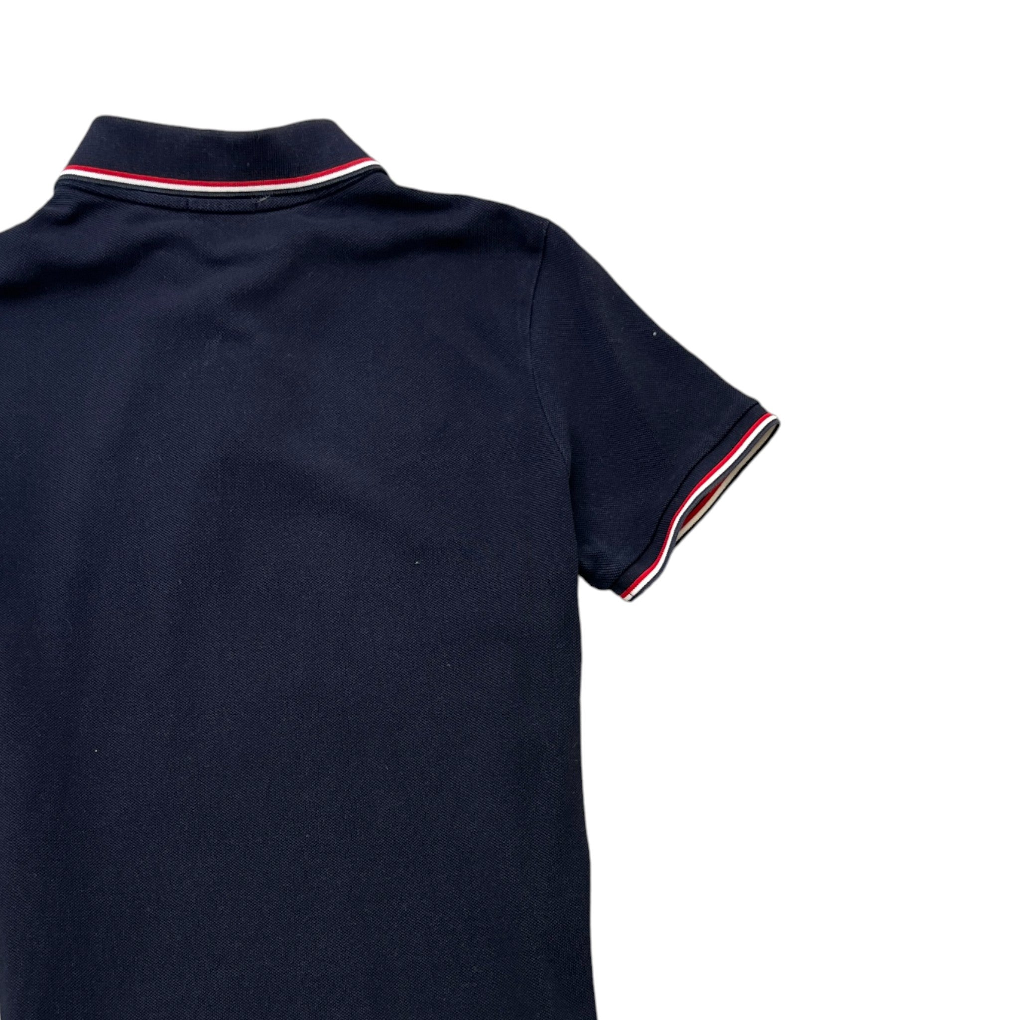 Men's Maglia Manica Corta Polo Shirt Navy Size S
