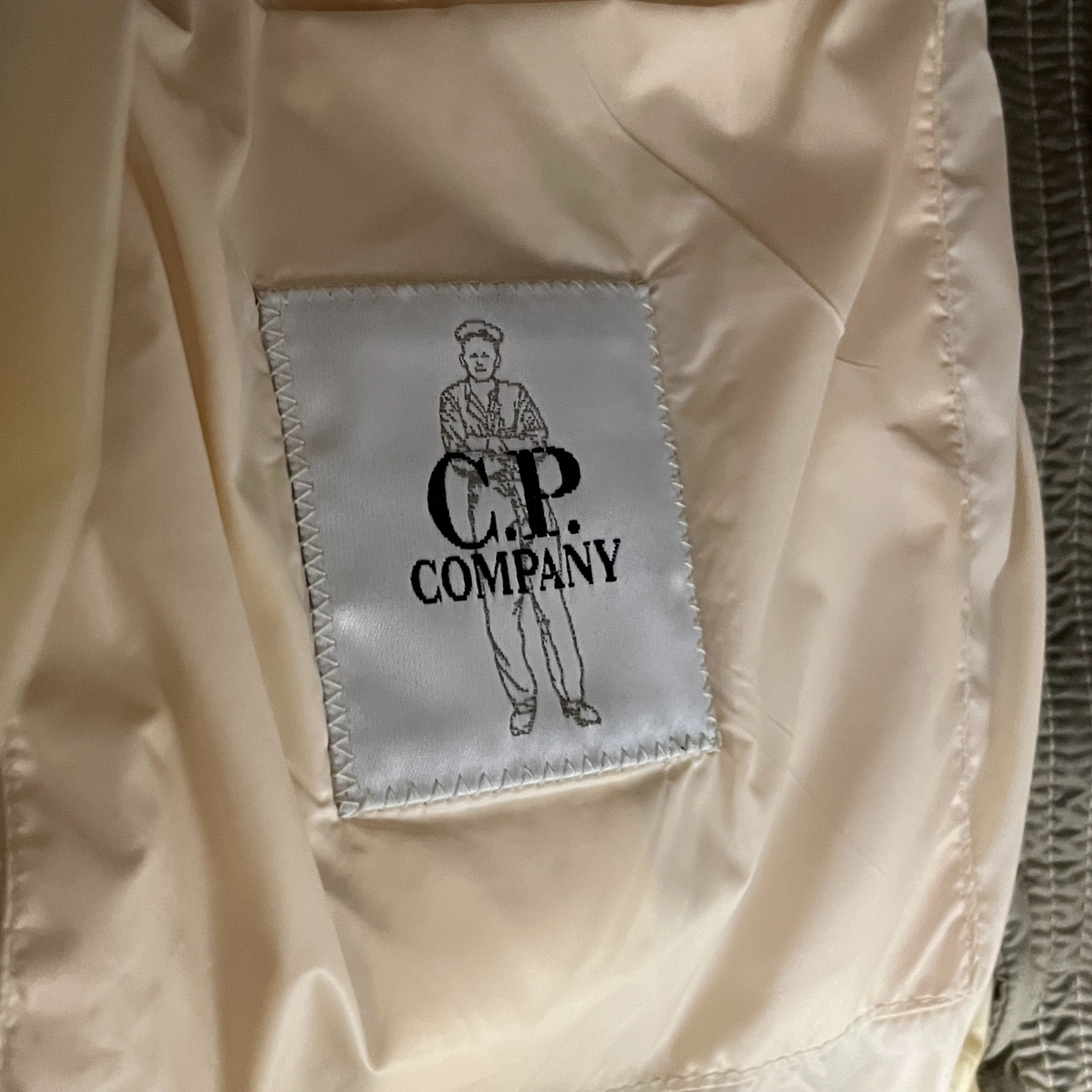 Men's D.D Shell Lens Down Jacket Cream Size M