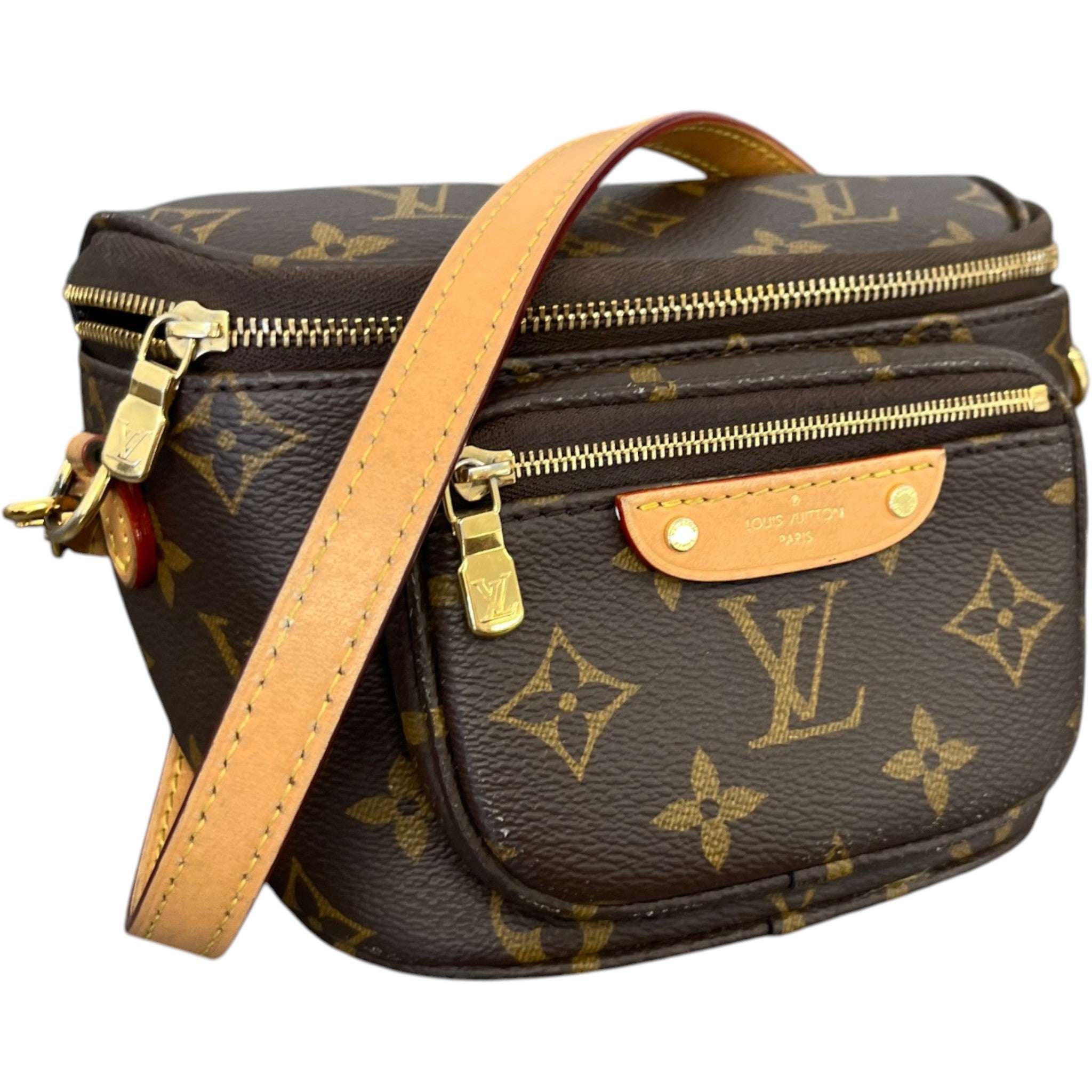 Women's Monogram Mini Bumbag Bag Brown