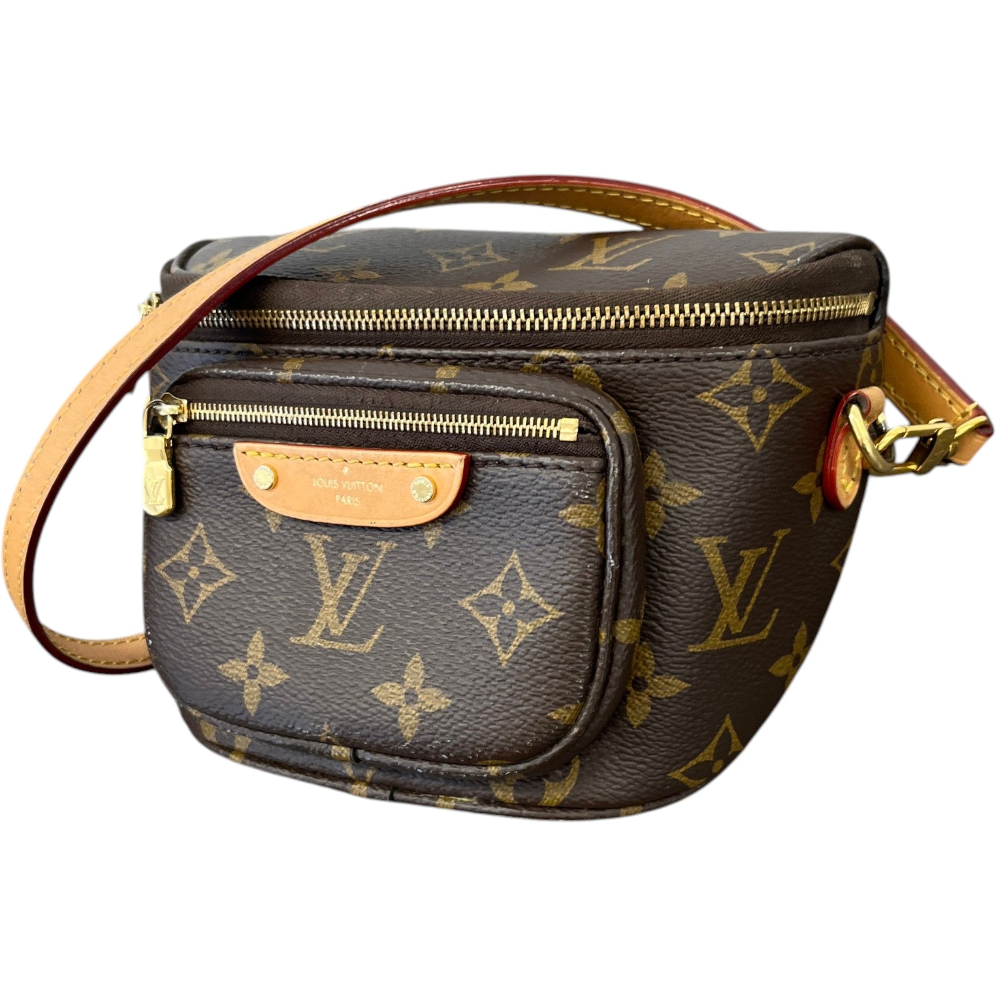 Women's Monogram Mini Bumbag Bag Brown