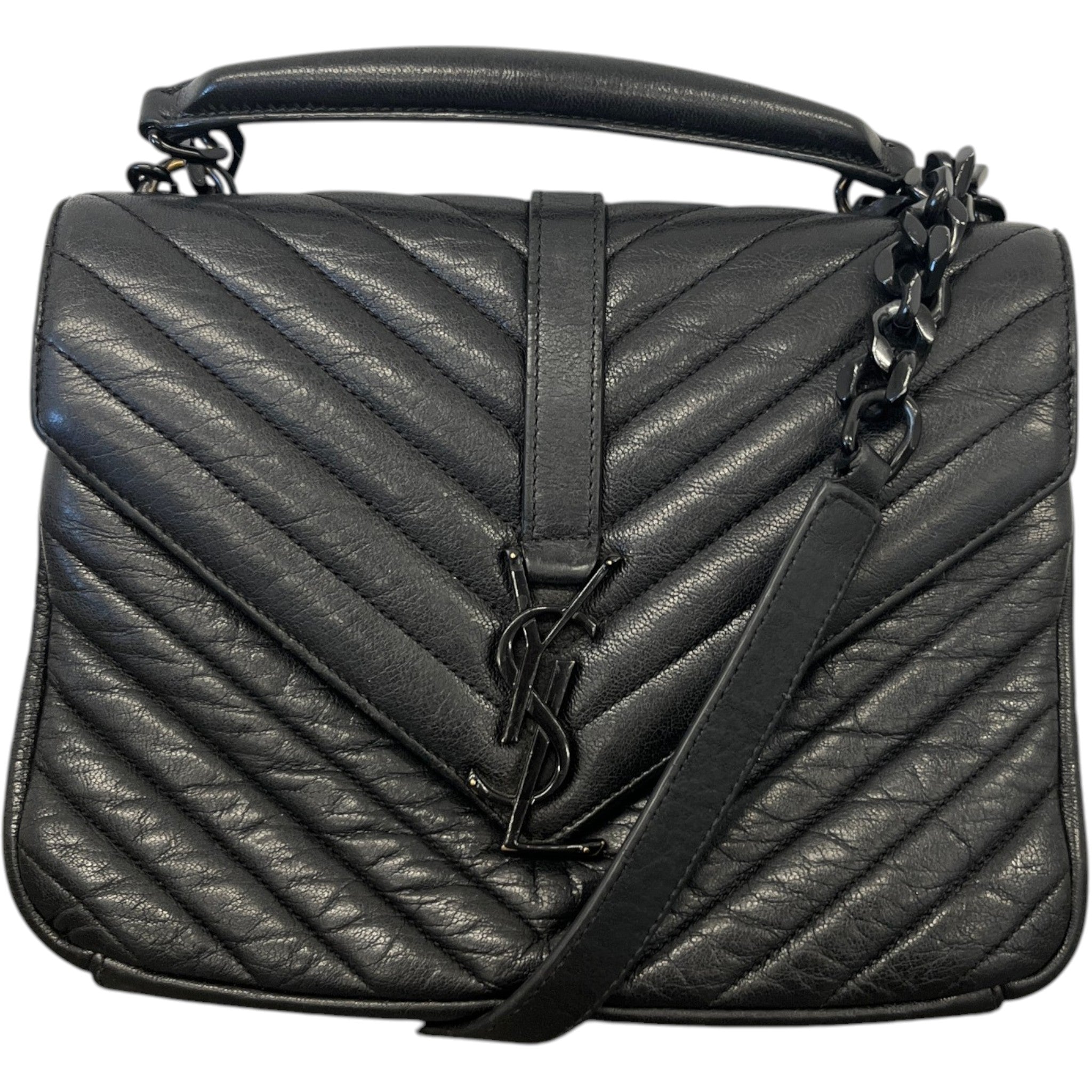 Women's College Medium Handbag Black