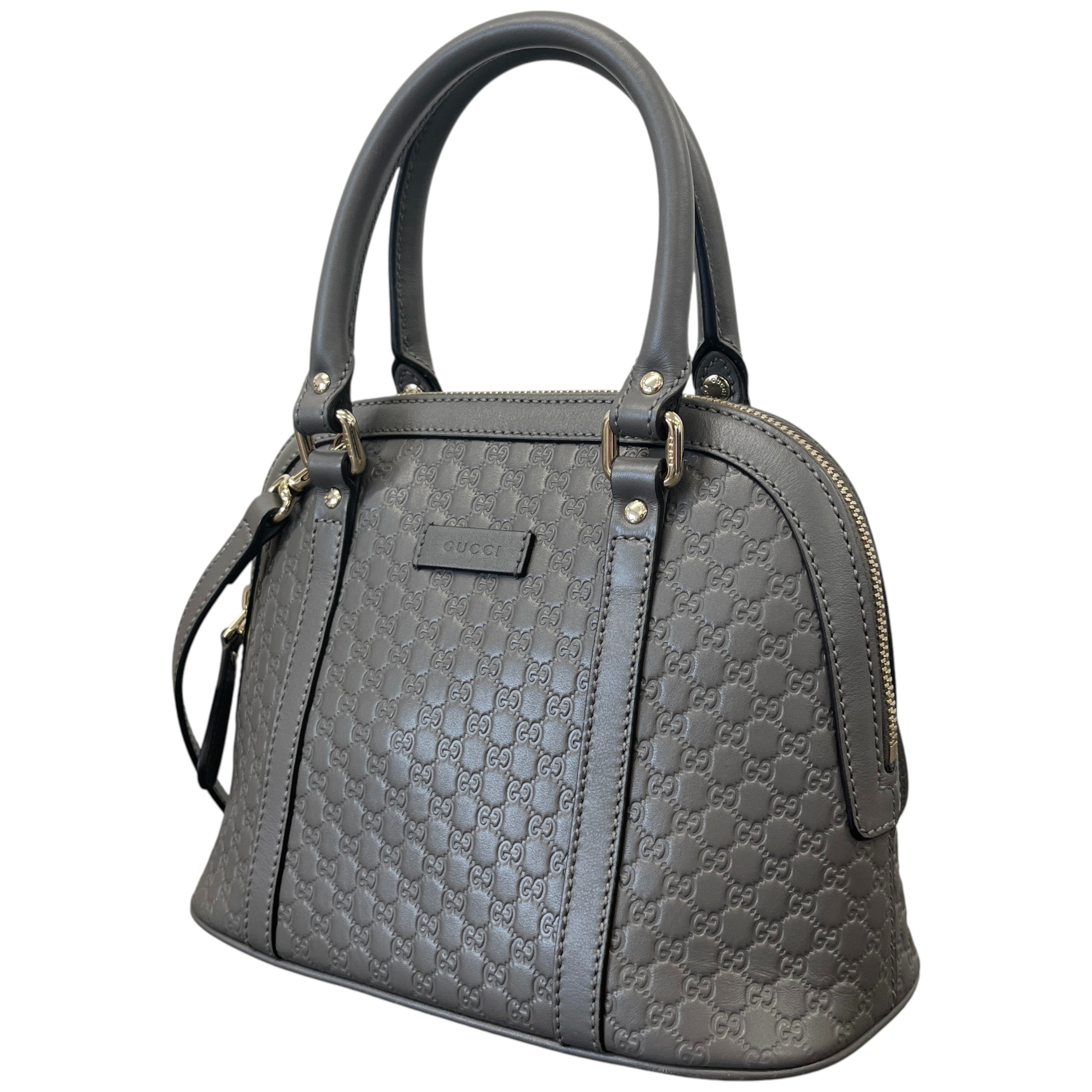 Women's Guccissima Dome Small Bag Grey