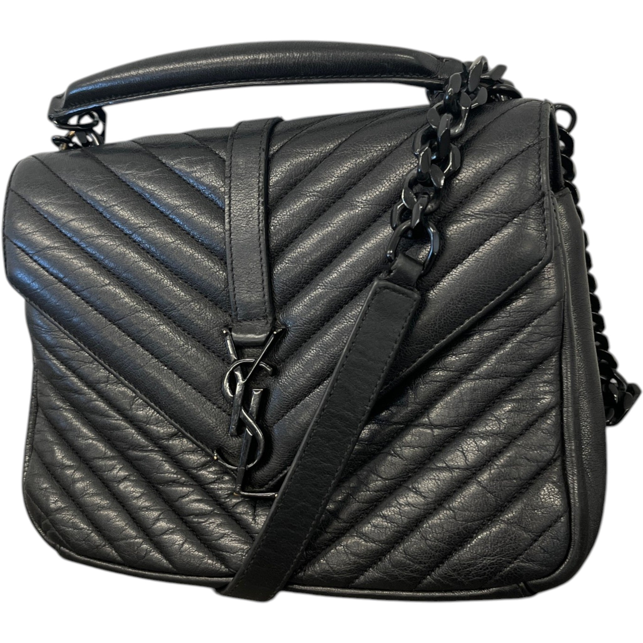 Women's College Medium Handbag Black