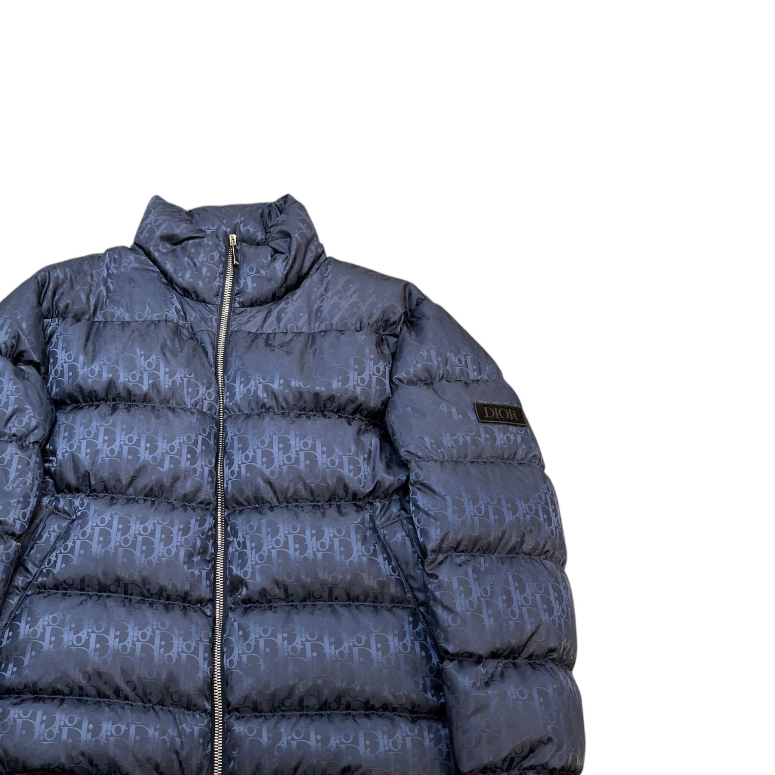 Men's Oblique Down Jacket Navy Size IT 54 / XXL