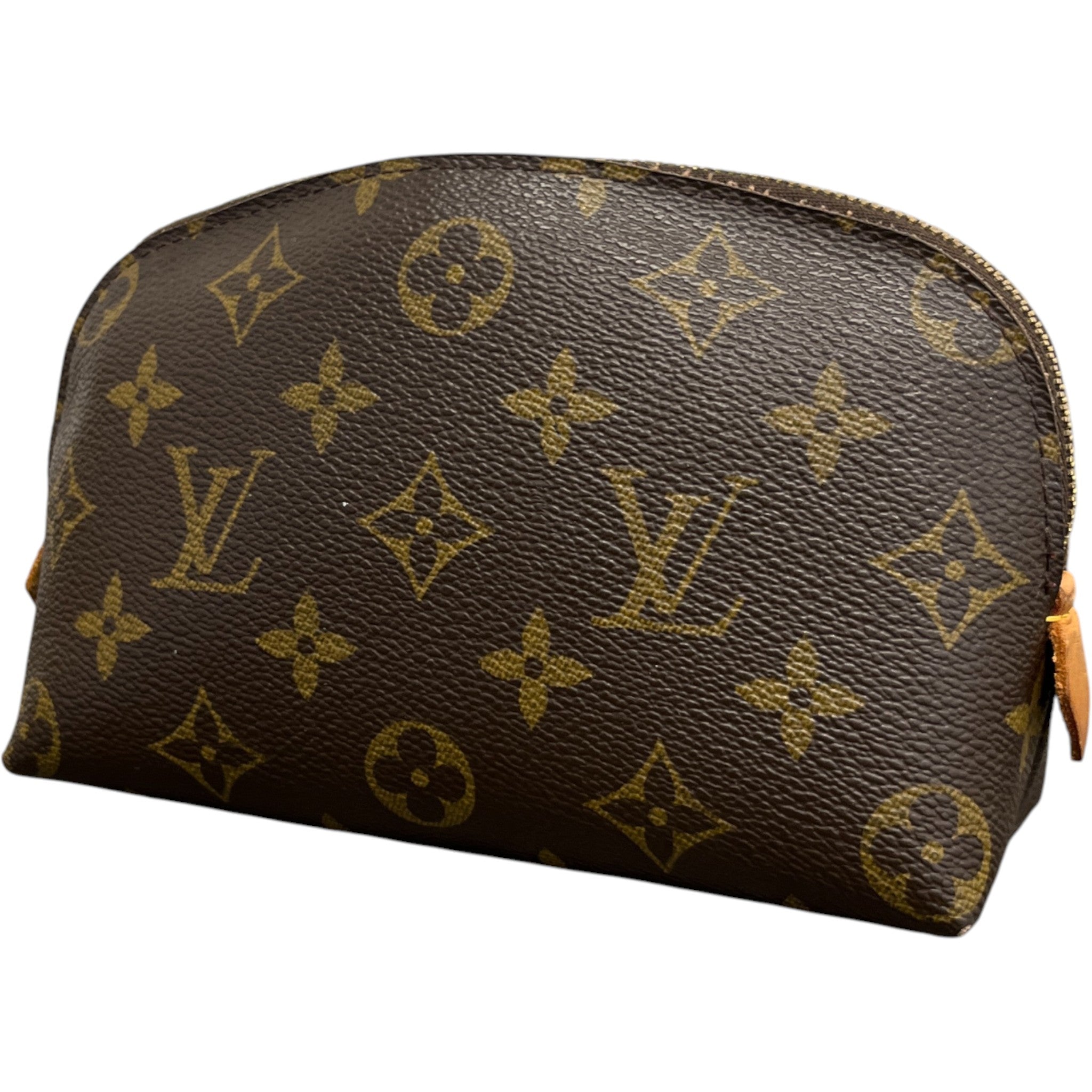 Women's Monogram Canvas Pochette Cosmetic Pouch Brown