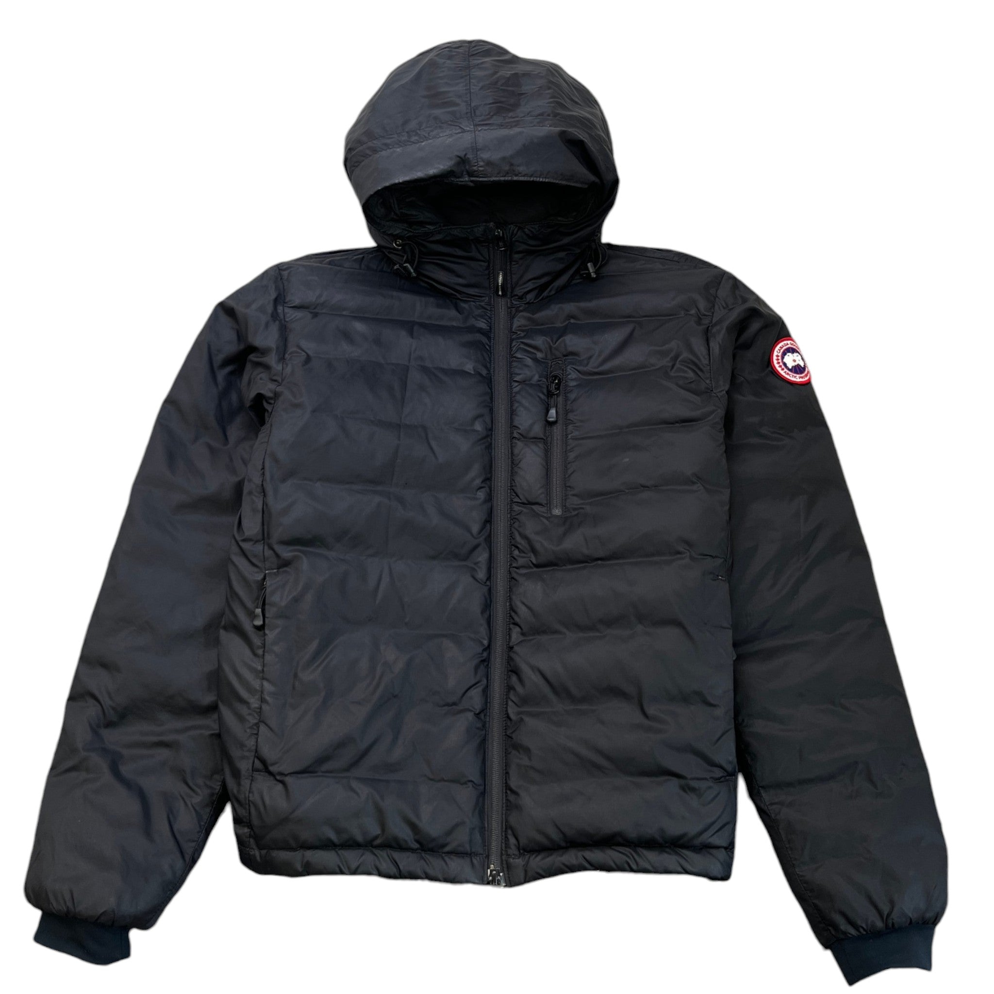 Men's Lodge Down Hoody Down Jacket Black Size S