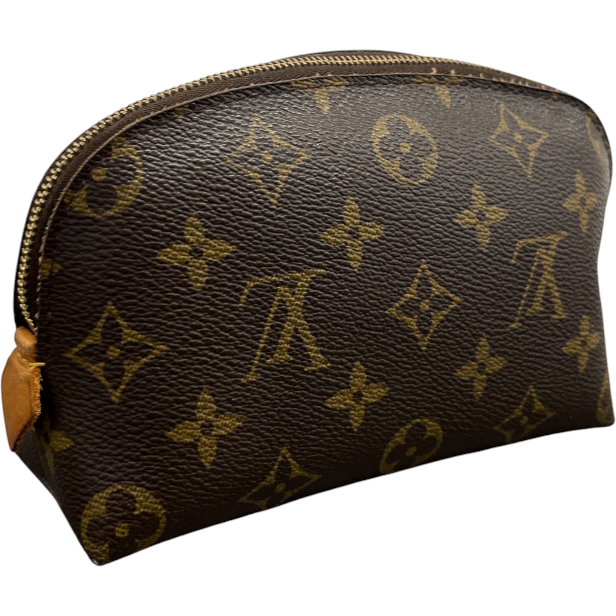 Women's Monogram Canvas Pochette Cosmetic Pouch Brown
