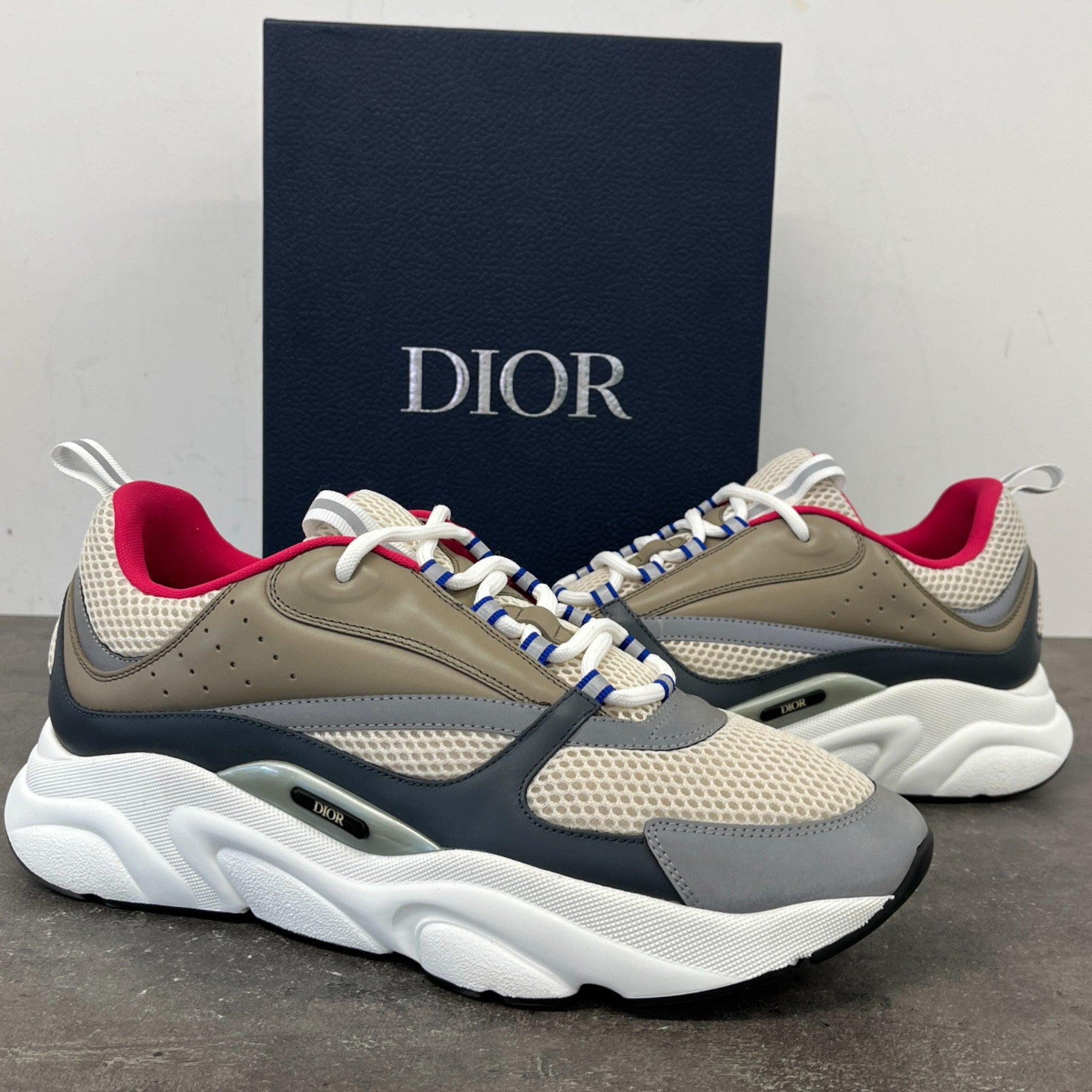 Men's B22 Low Trainers Grey Size EU 47 / UK 13