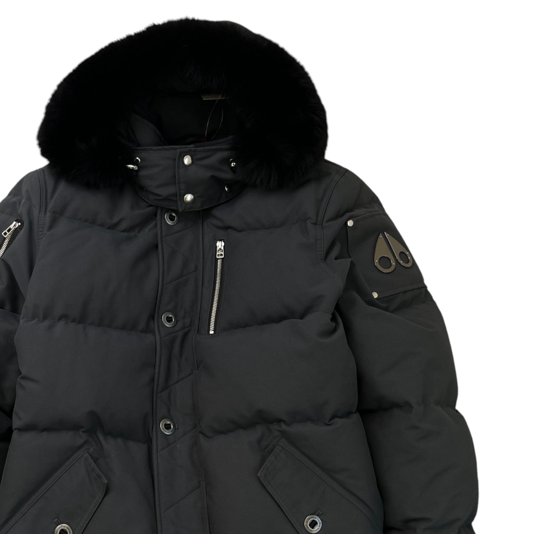 Men's 3Q Down Jacket Grey Size XXL