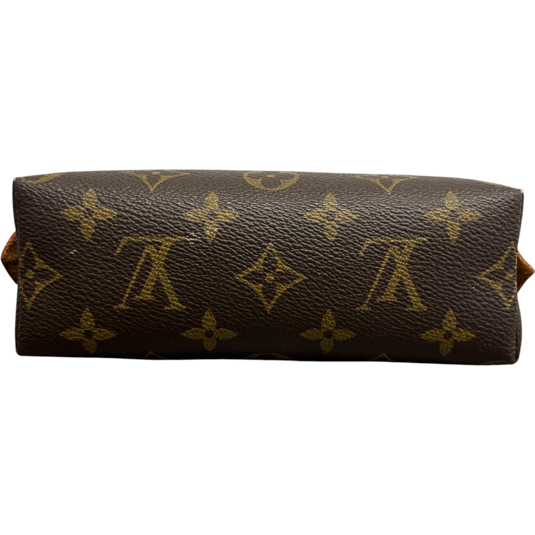 Women's Monogram Canvas Pochette Cosmetic Pouch Brown