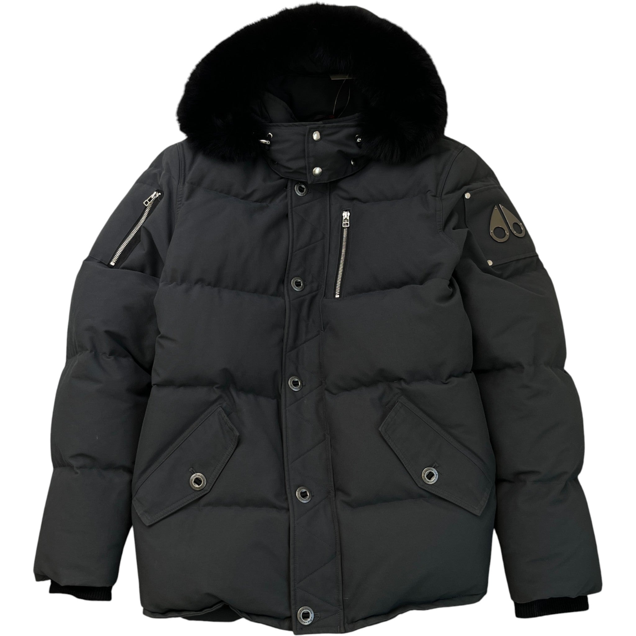 Men's 3Q Down Jacket Grey Size XXL