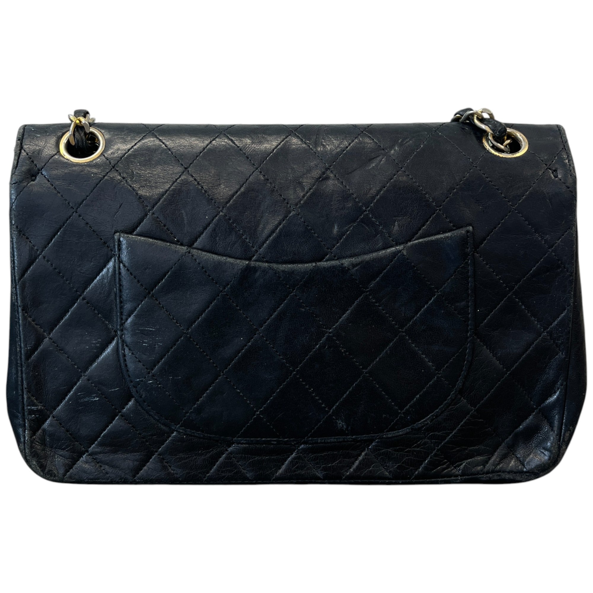 Women's Small Classic Flap Handbag Black