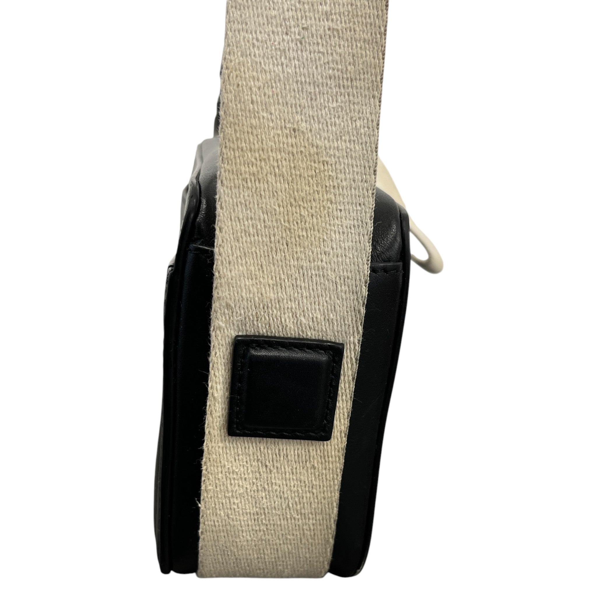 Men's The Horizontal Cuerda Messenger Bag Black