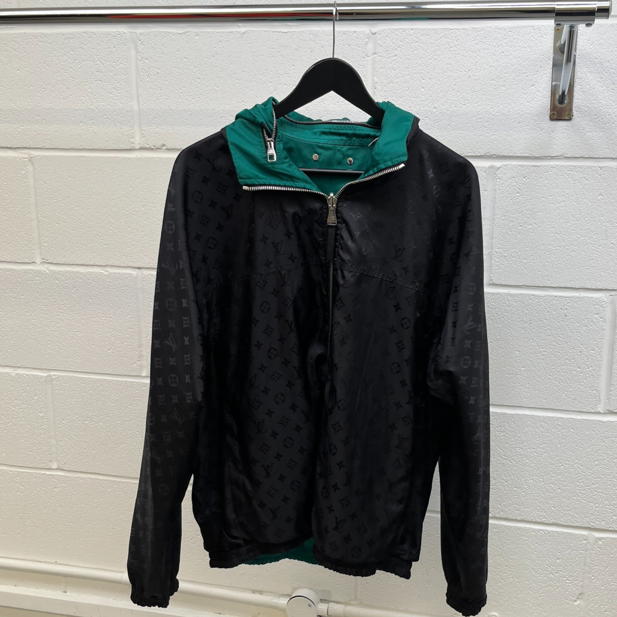 Men's Monogram Reversible Windbreaker Black Size IT 50 / L