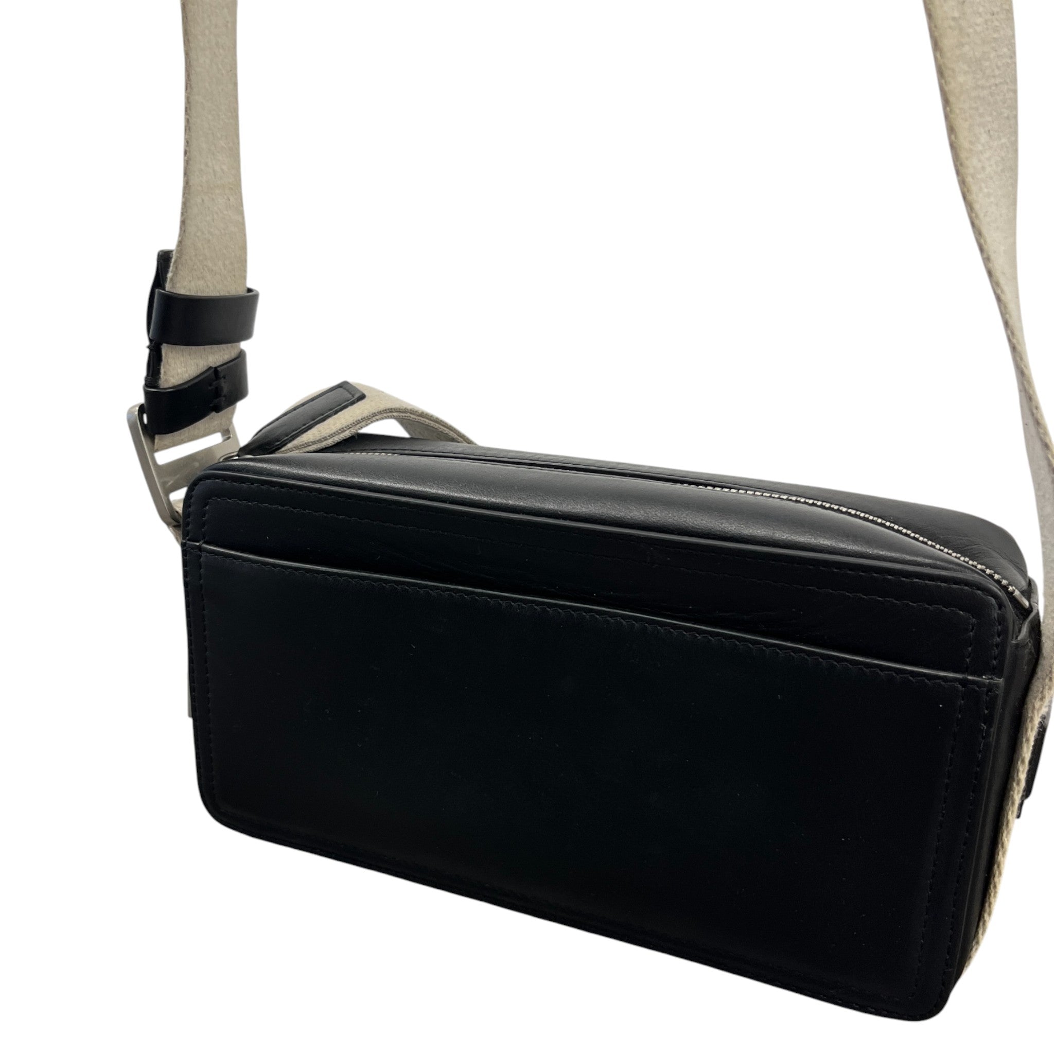 Men's The Horizontal Cuerda Messenger Bag Black