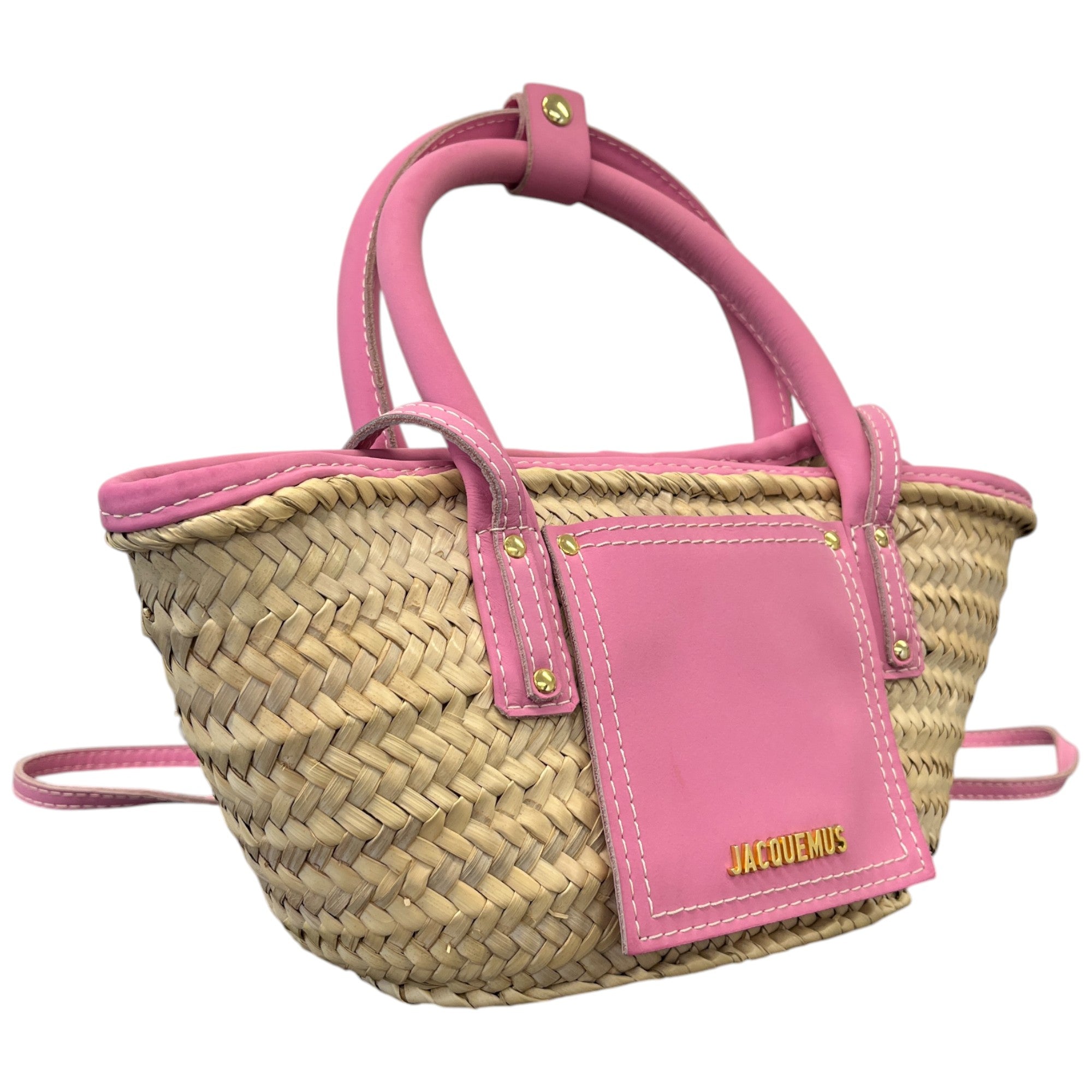Women's Le Panier Soleil Petite Palm Bag Pink