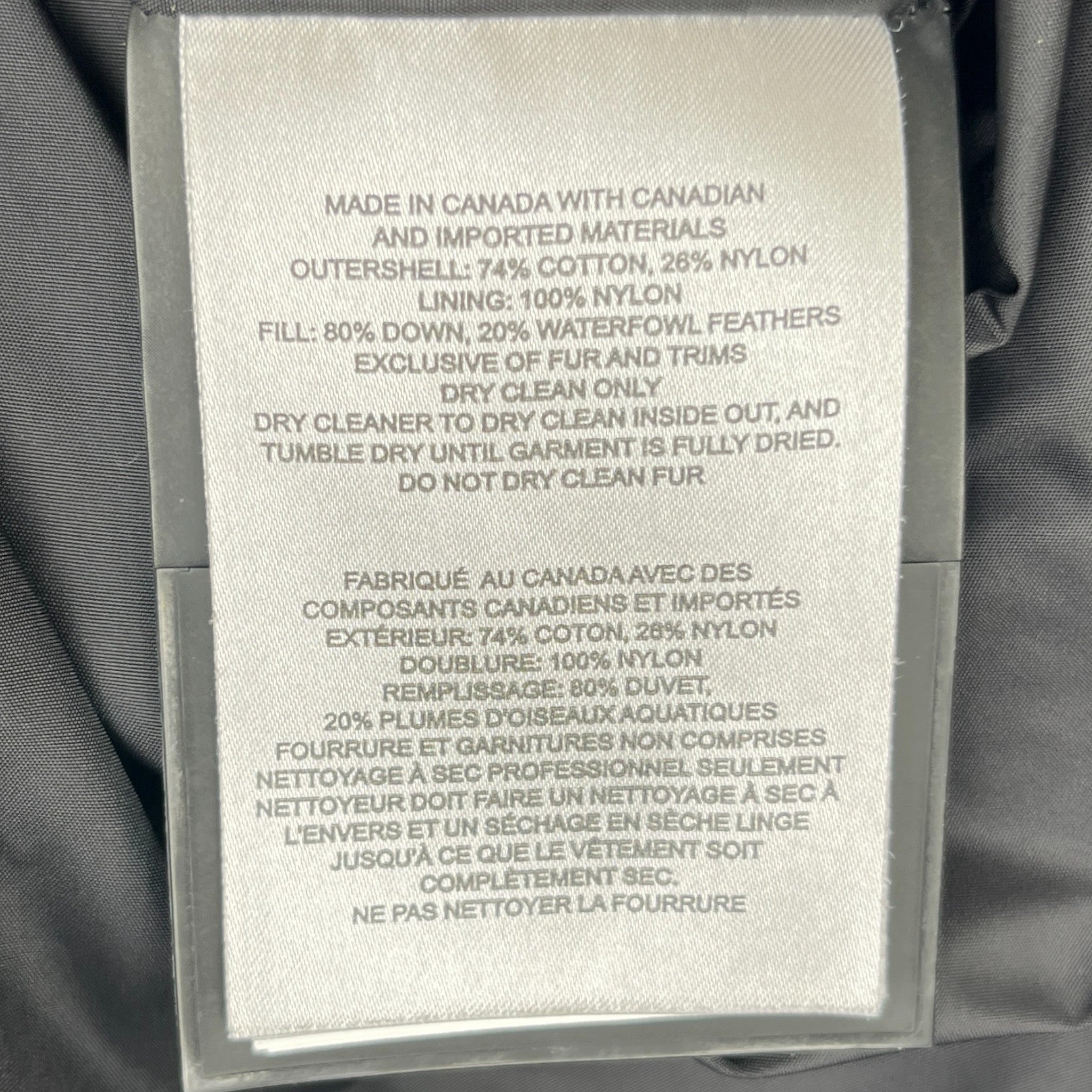 Men's 3Q Down Jacket Grey Size XXL